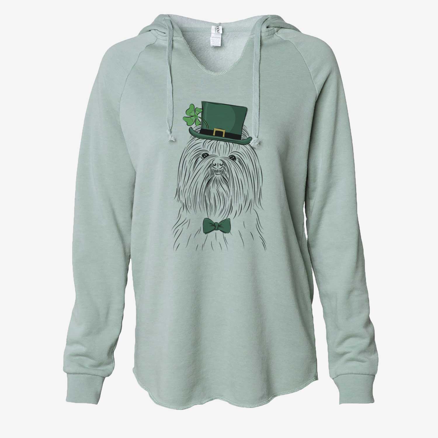 St. Patrick's Sabine the Shih Tzu - Cali Wave Hooded Sweatshirt