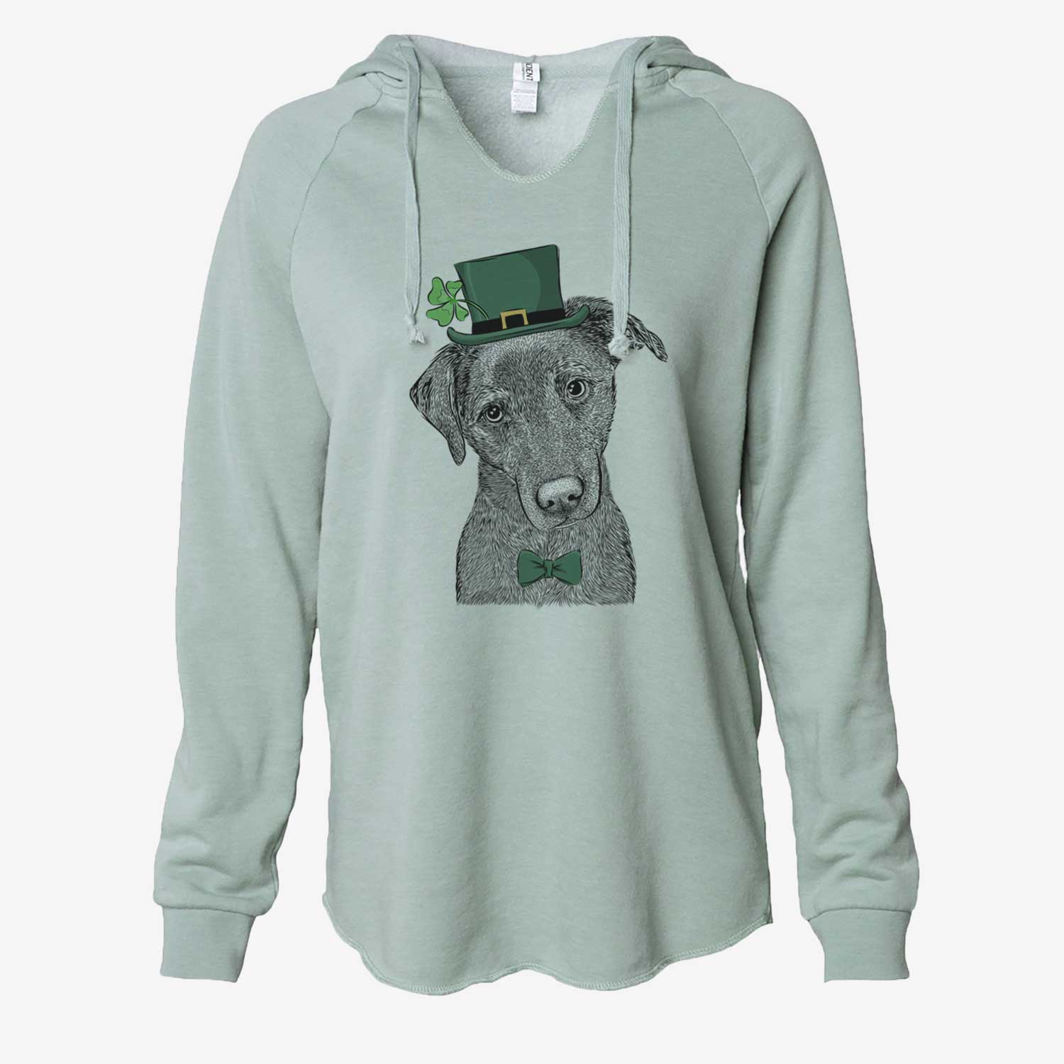 St. Patrick's Sadie the Whipador - Cali Wave Hooded Sweatshirt