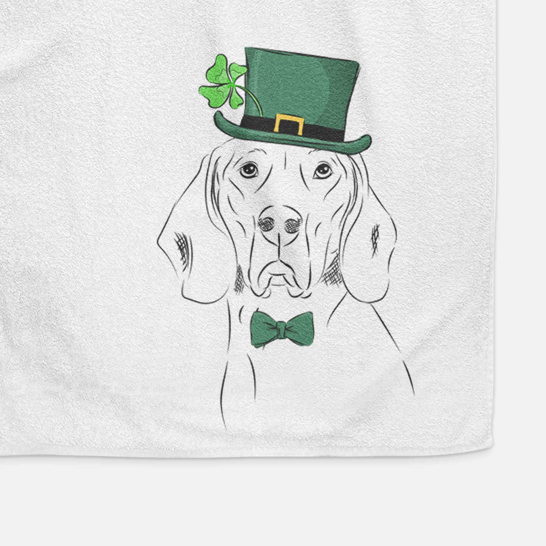 Sagan the Coonhound Decorative Hand Towel