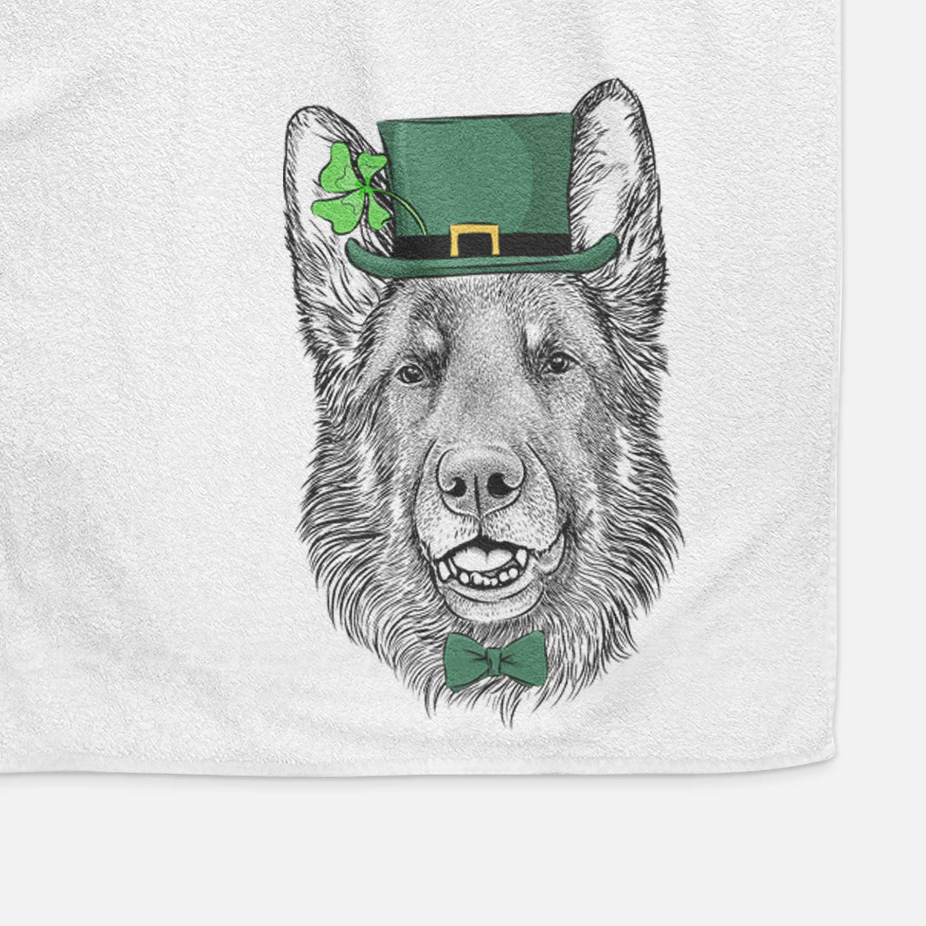 Sammie the German Shepherd Decorative Hand Towel