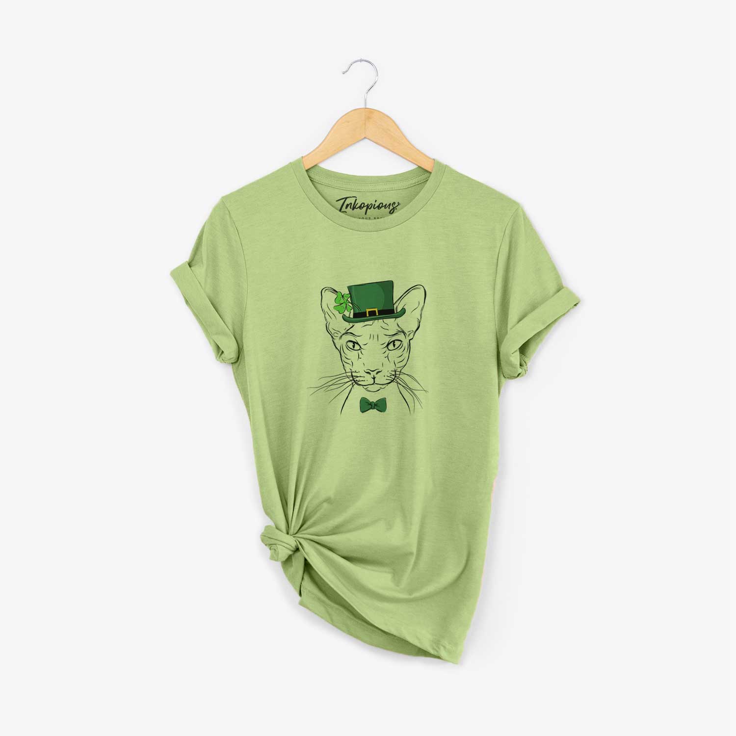 St. Patrick's Sammy the Spinx Cat - Unisex Crewneck