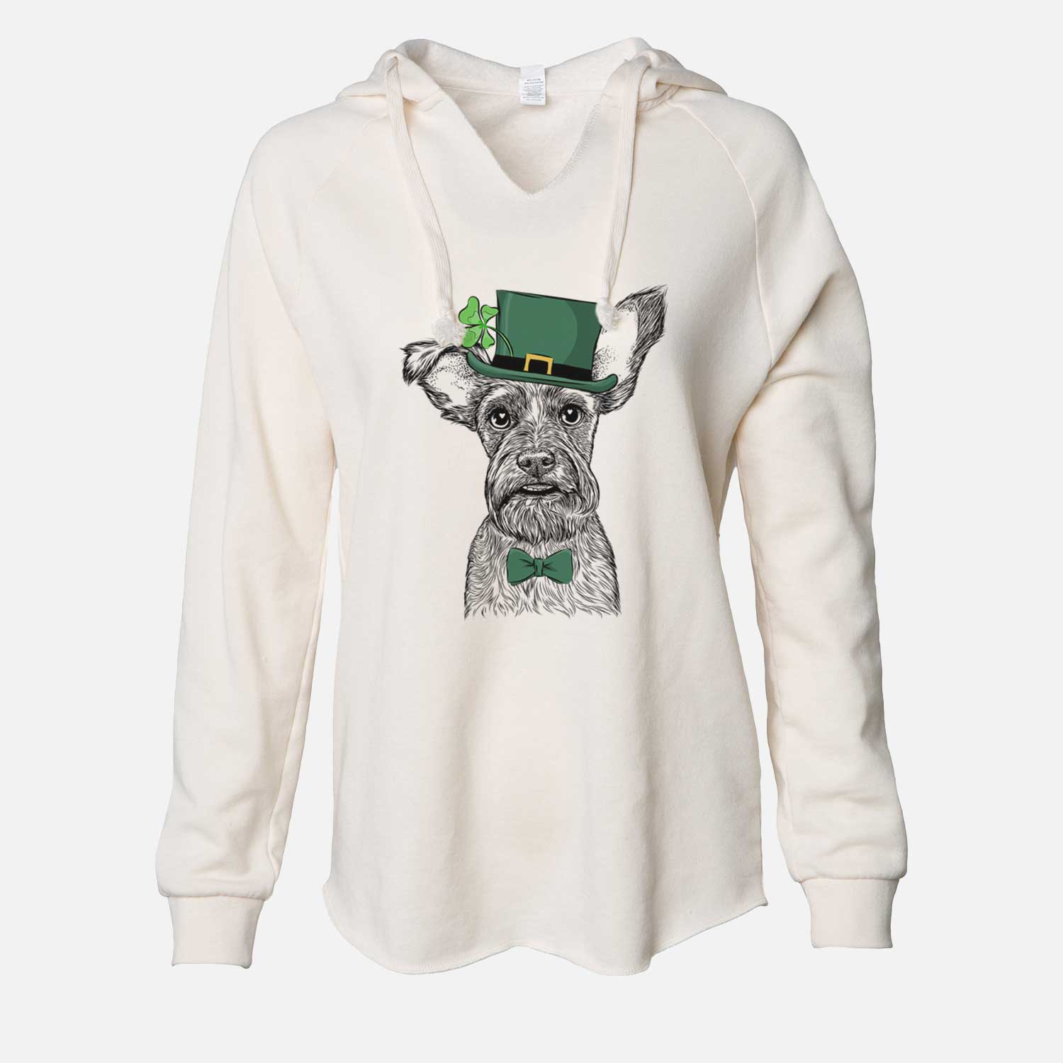 St. Patrick's Sawyer the Snorkie - Cali Wave Hooded Sweatshirt