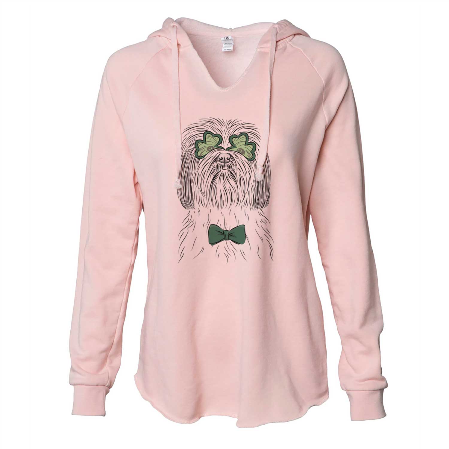 St. Patrick's Scully the Shih Tzu - Cali Wave Hooded Sweatshirt