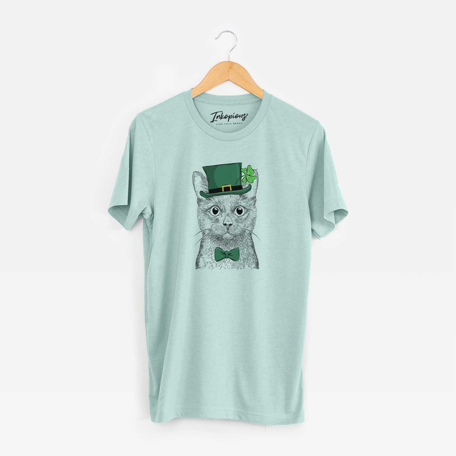 St. Patrick's Shadow the Black Cat - Unisex Crewneck