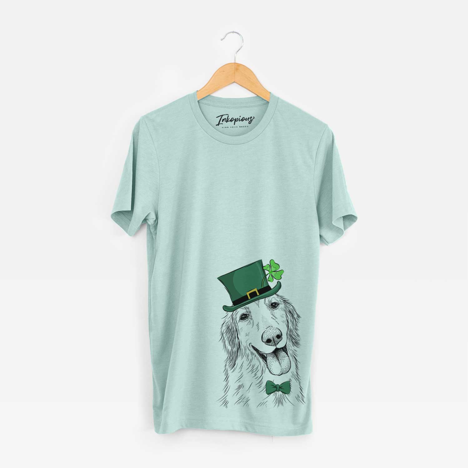 St. Patrick's Shelby the Golden Retriever - Unisex Crewneck