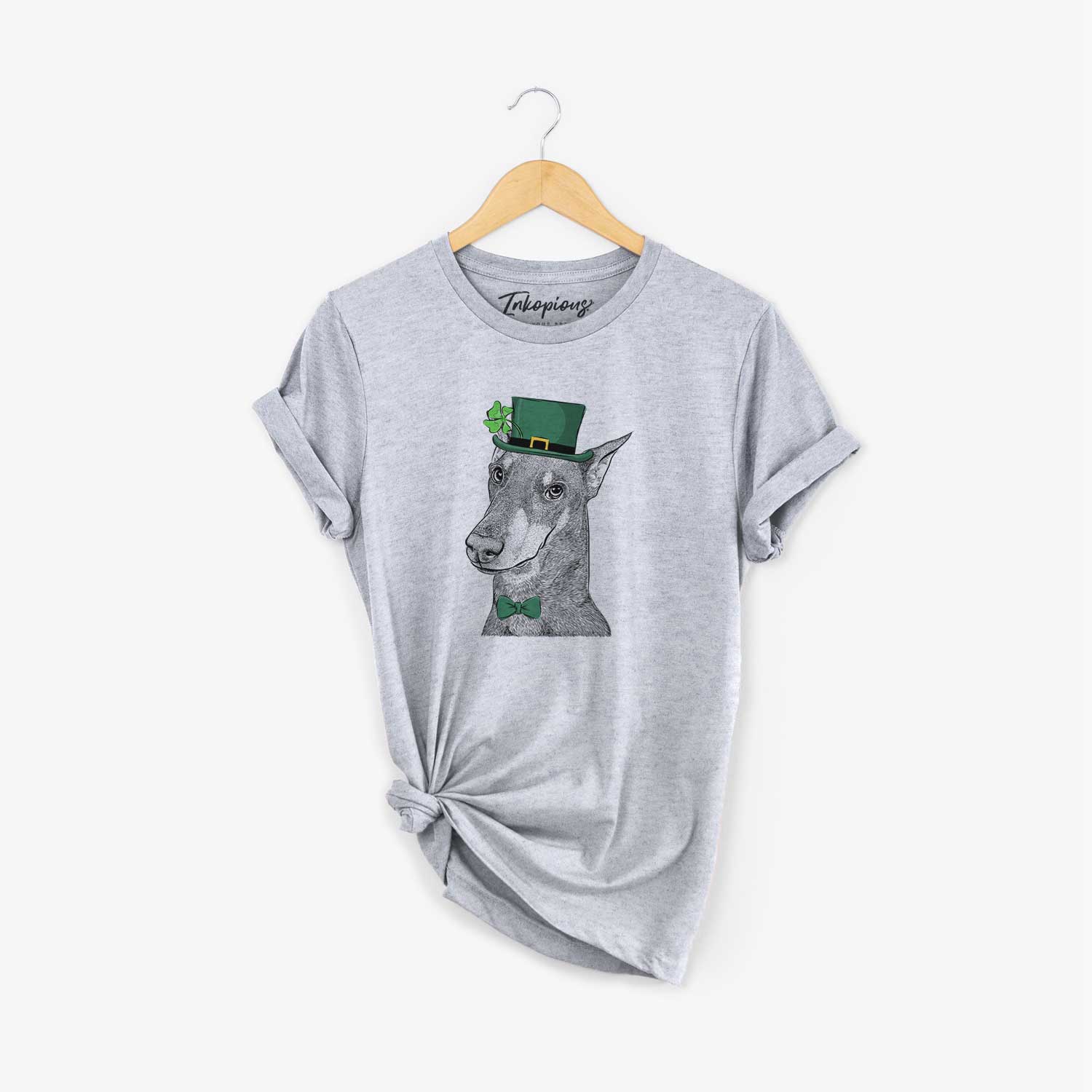 St. Patrick's Shelby the Doberman Pinscher - Unisex Crewneck