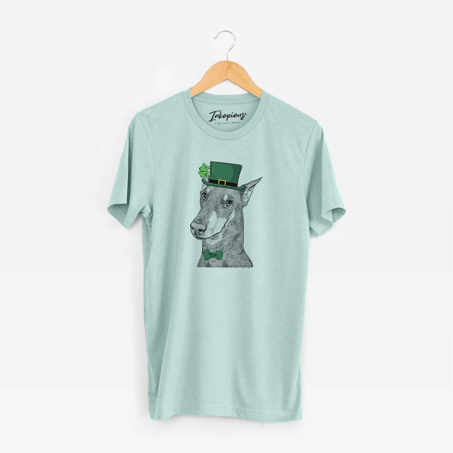 St. Patrick's Shelby the Doberman Pinscher - Unisex Crewneck