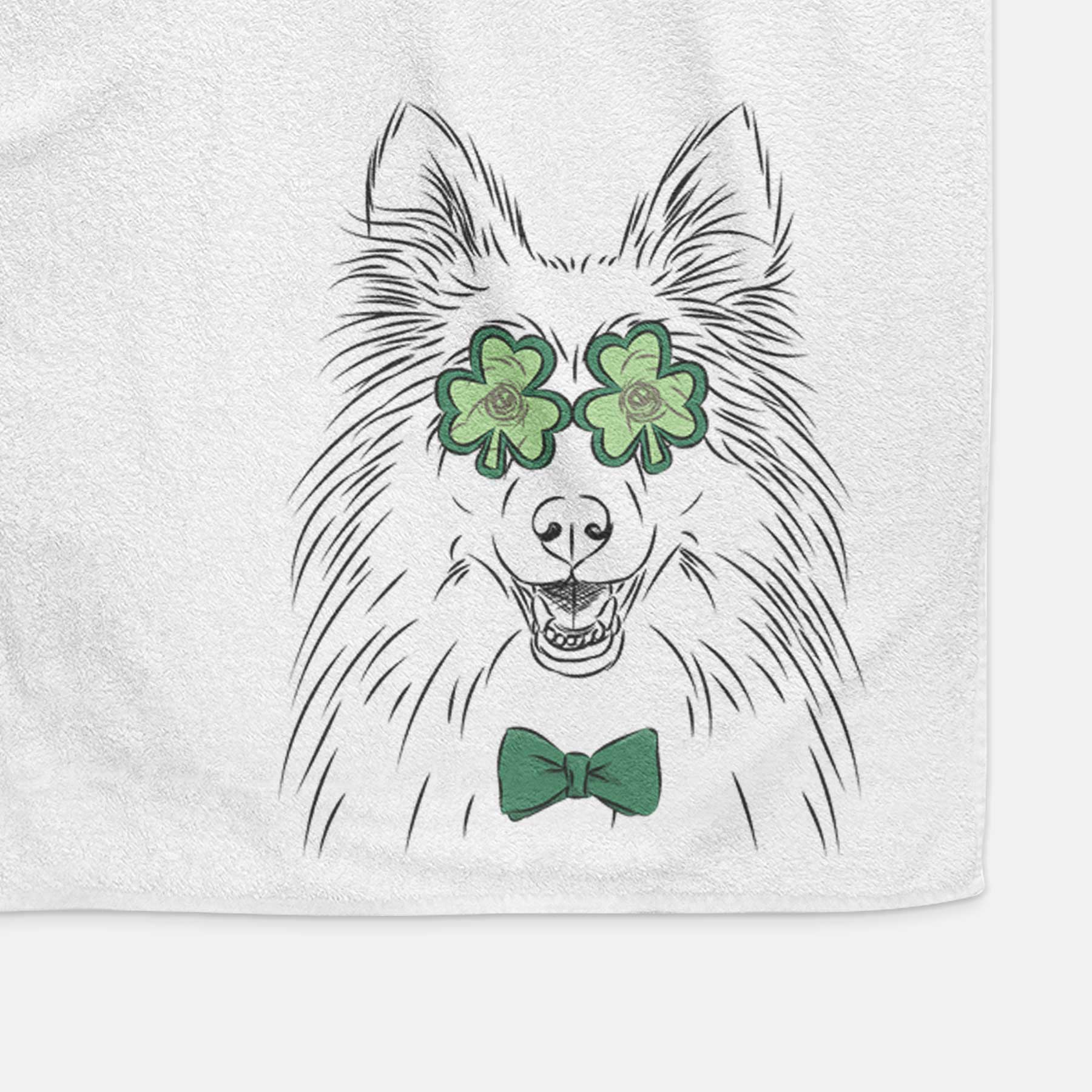 Sheldon the Shetland Sheepdog Decorative Hand Towel