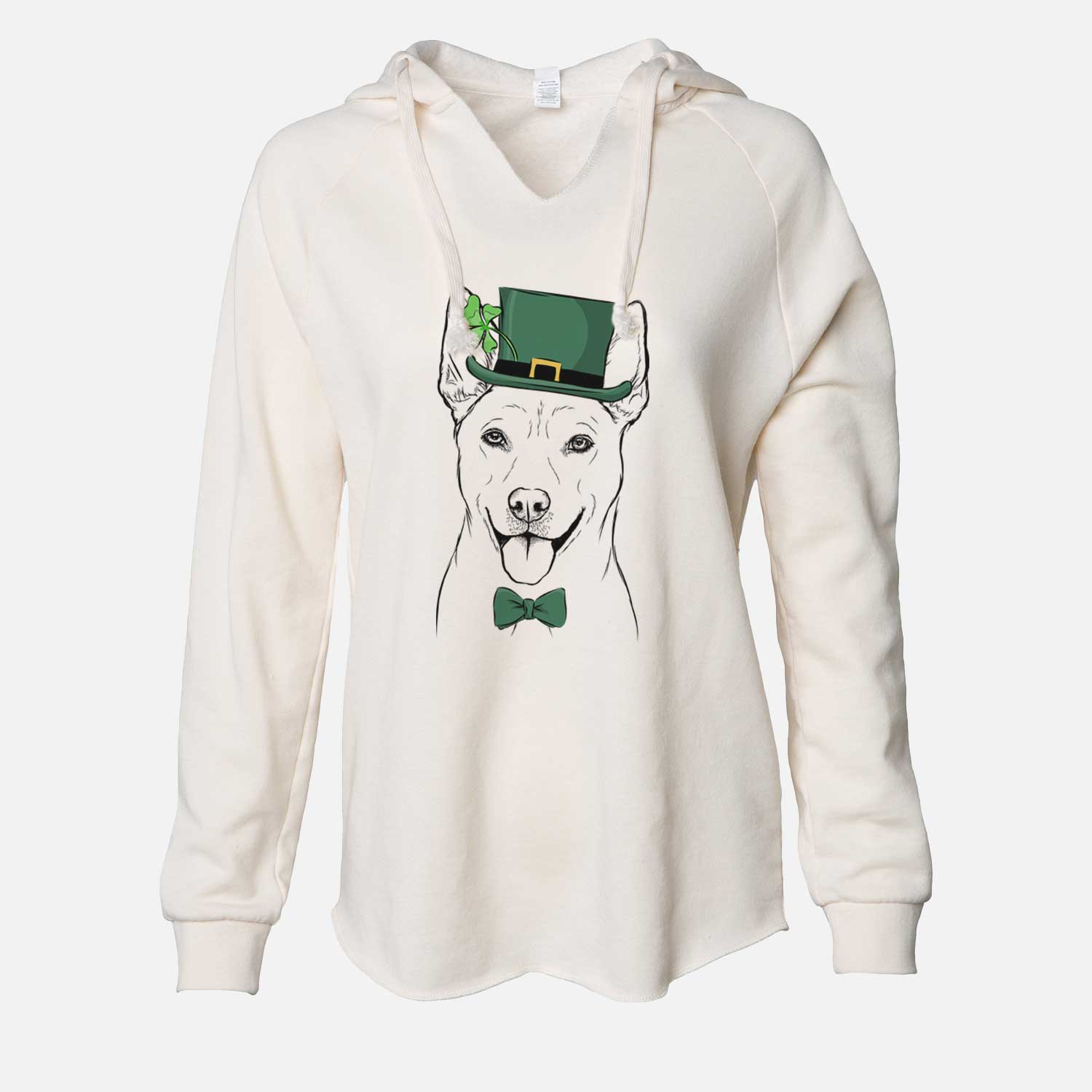 St. Patrick's Silly Lilly the Mixed Breed - Cali Wave Hooded Sweatshirt