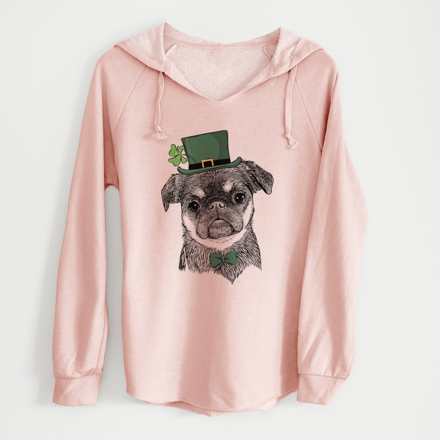 St. Patrick's Simone the Brussels Griffon - Cali Wave Hooded Sweatshirt