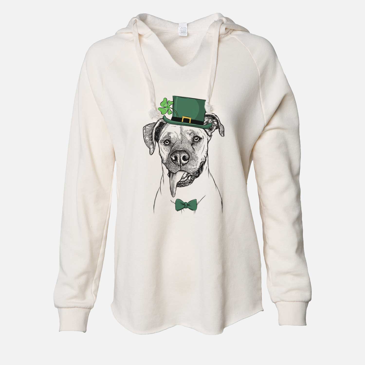 St. Patrick's Sir Jake the Boxer - Cali Wave Hooded Sweatshirt