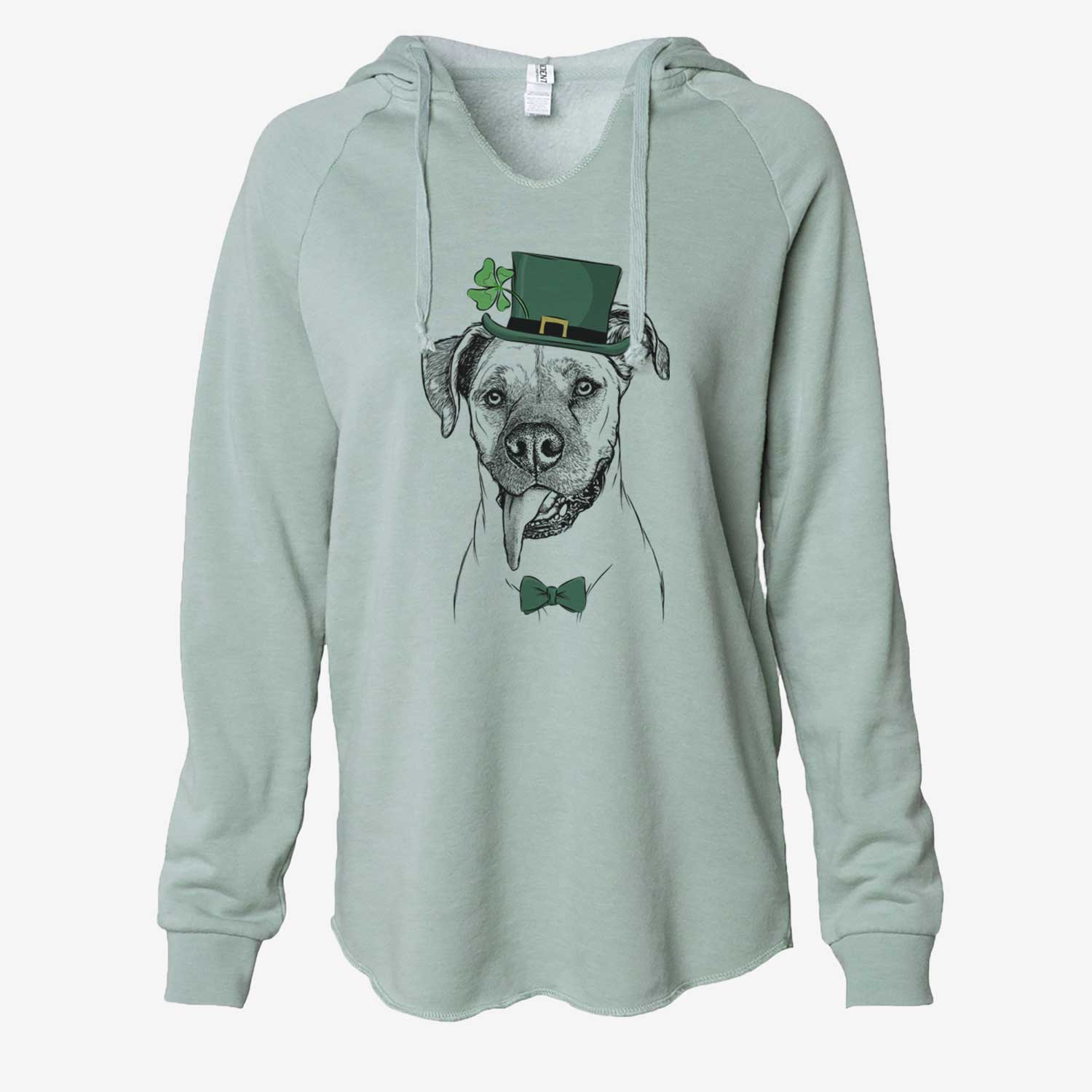 St. Patrick's Sir Jake the Boxer - Cali Wave Hooded Sweatshirt