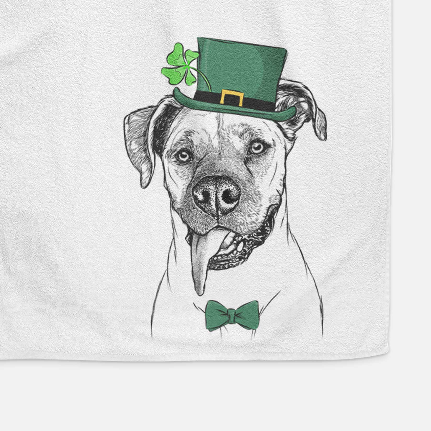 Sir Jake the Boxer Decorative Hand Towel