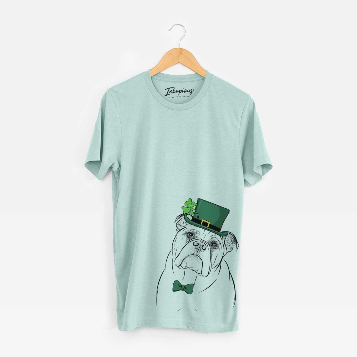 St. Patrick's Sir Louis the English Bulldog - Unisex Crewneck