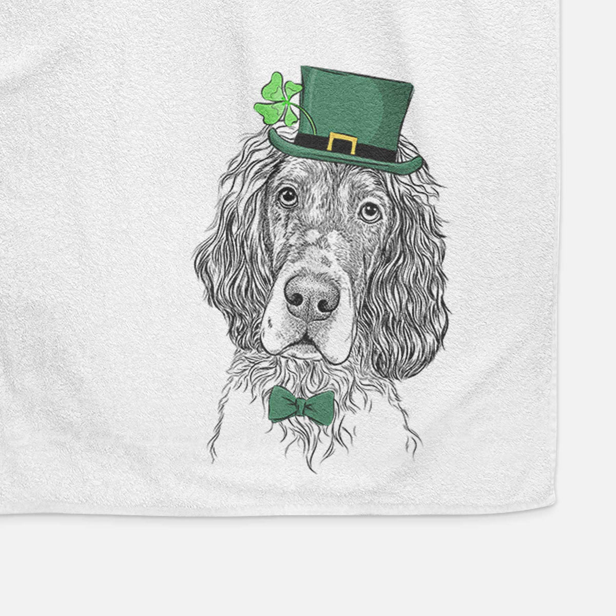 Sir Rexford the Blue Belton English Setter Decorative Hand Towel