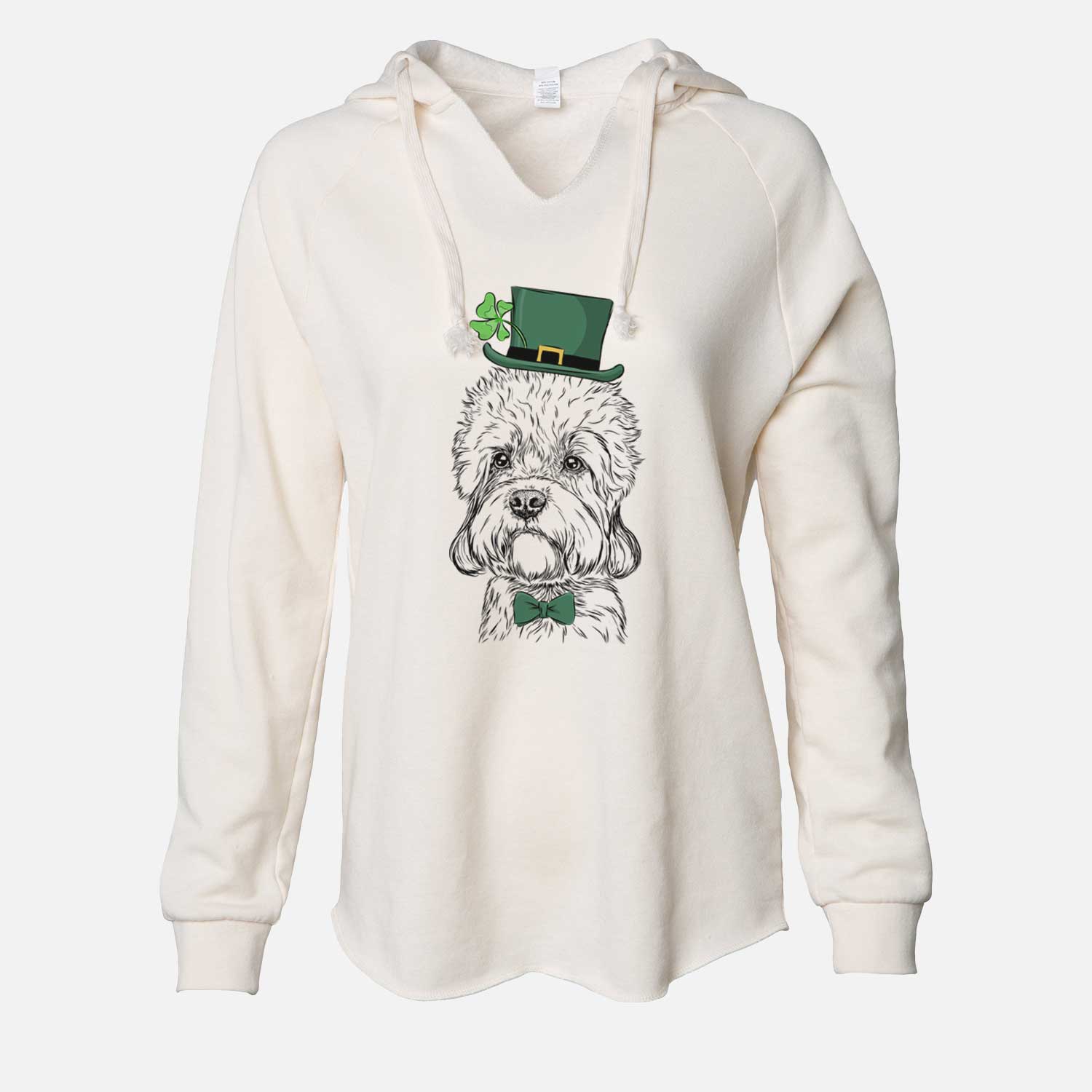 St. Patrick's Sir Walter the Dandie Dinmont Terrier - Cali Wave Hooded Sweatshirt