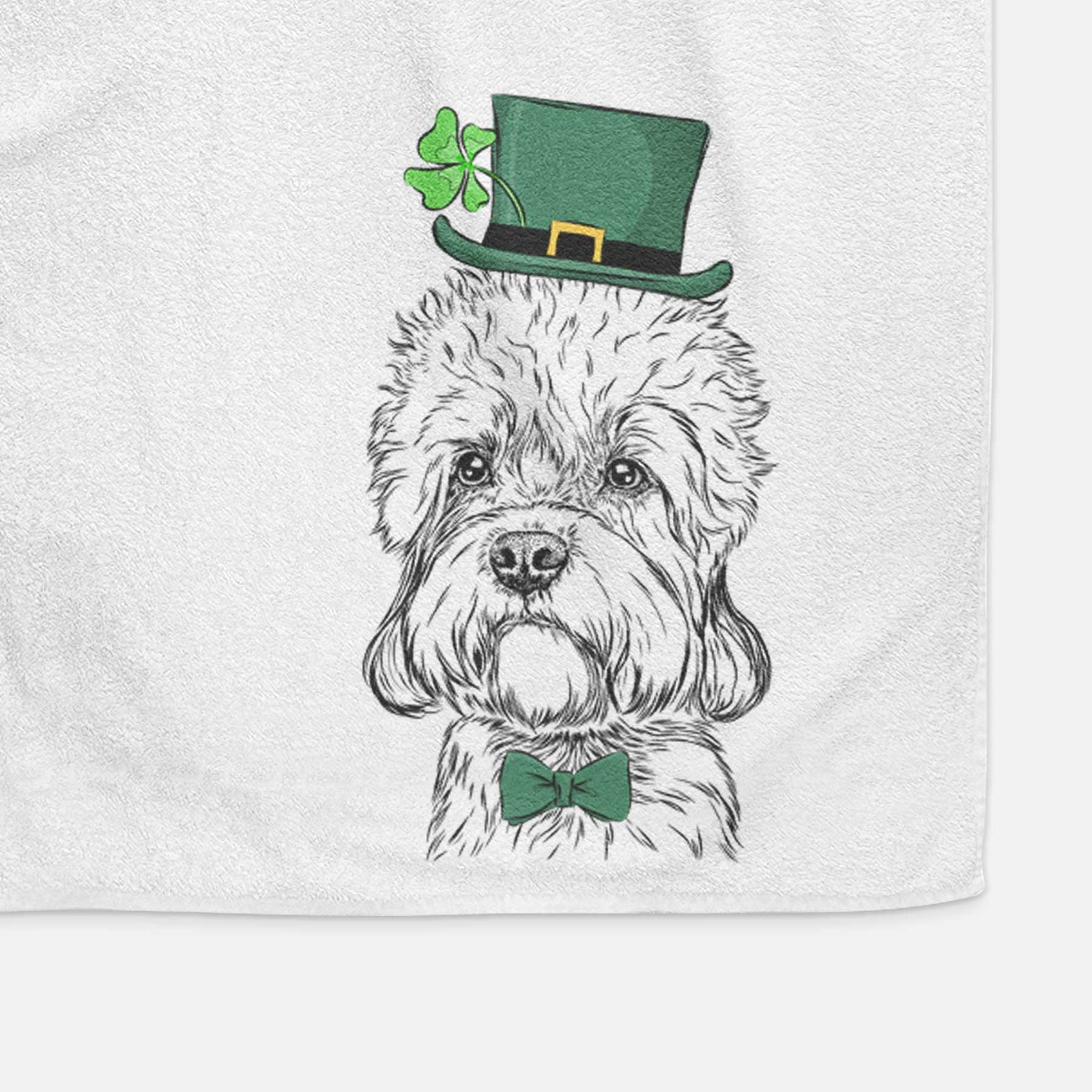 Sir Walter the Dandie Dinmont Terrier Decorative Hand Towel