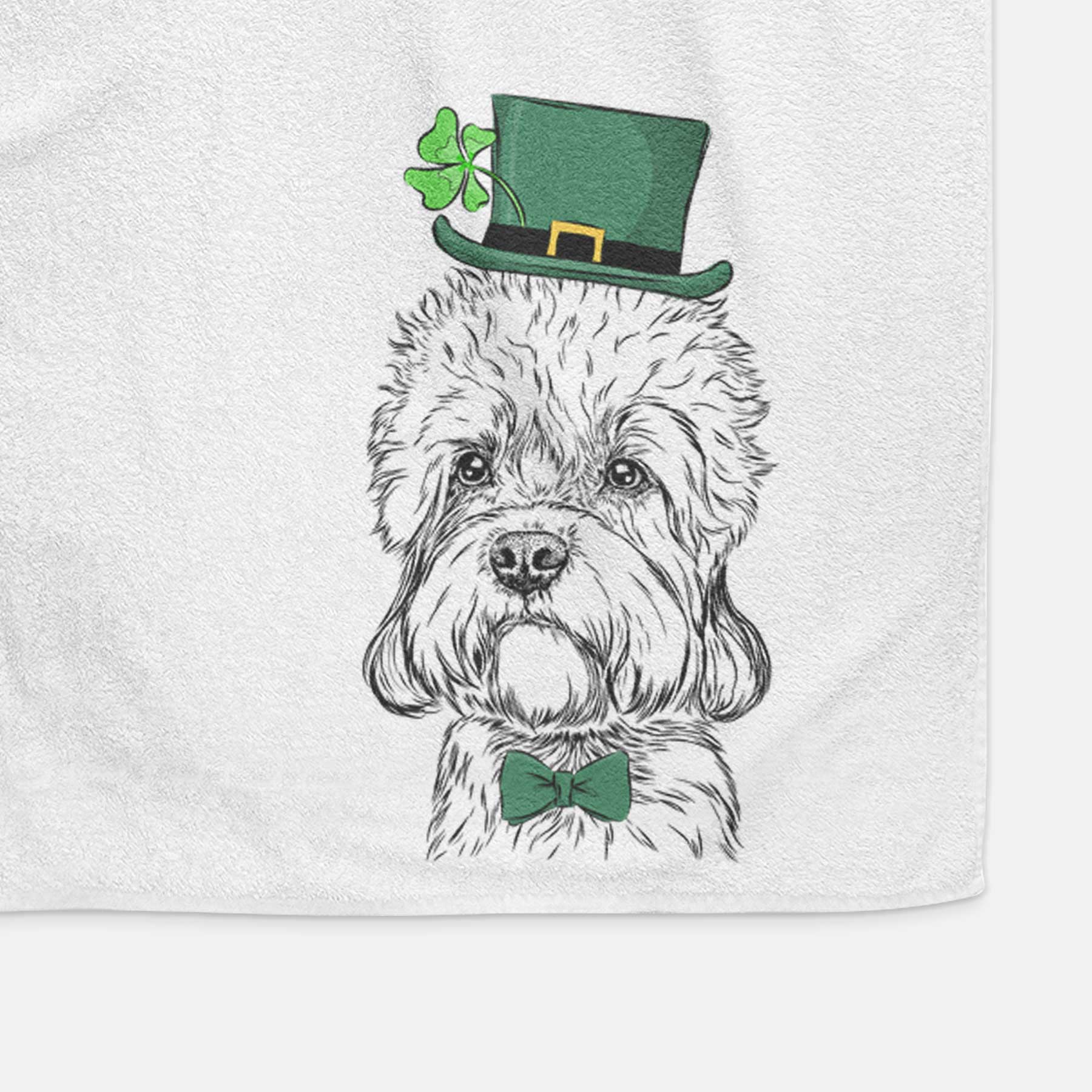 Sir Walter the Dandie Dinmont Terrier Decorative Hand Towel