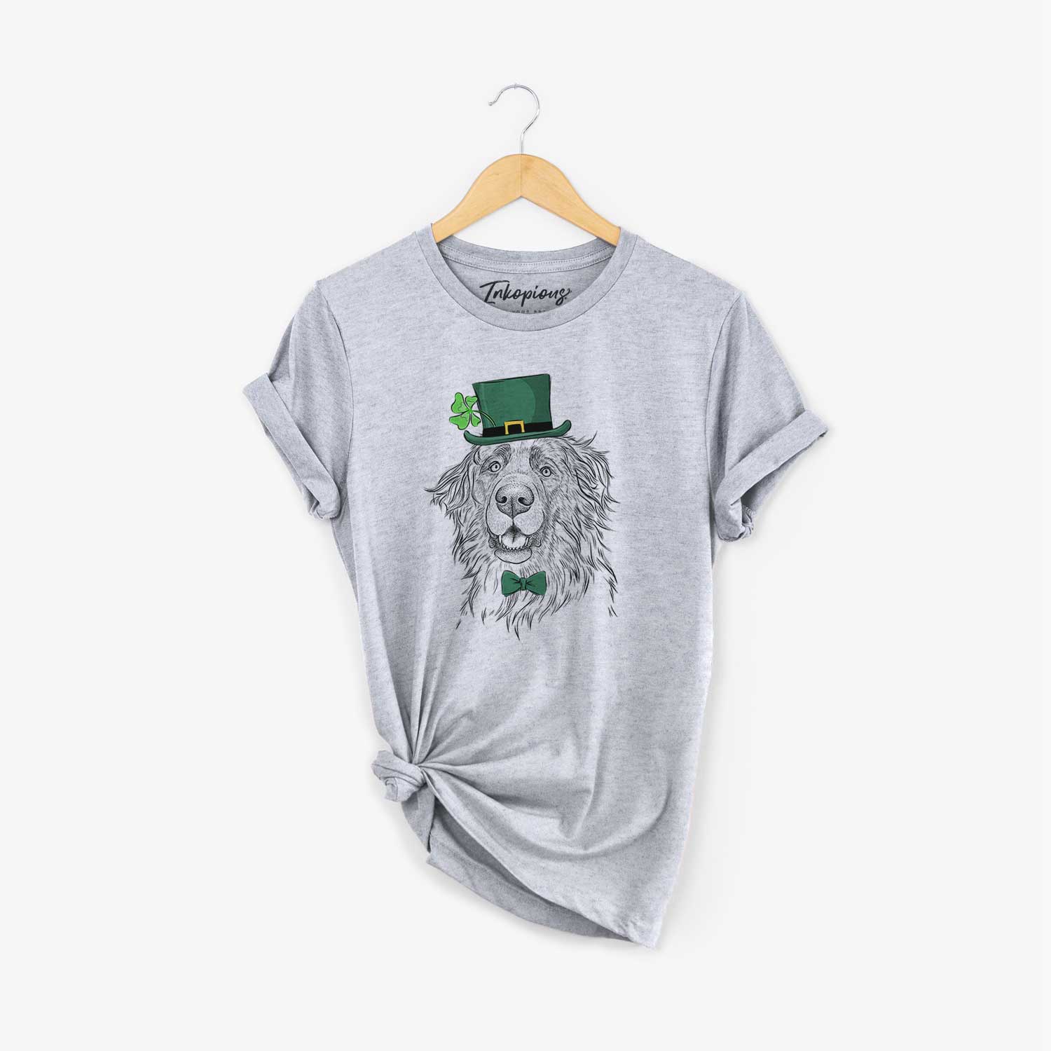 St. Patrick's Siri the Leonberger - Unisex Crewneck