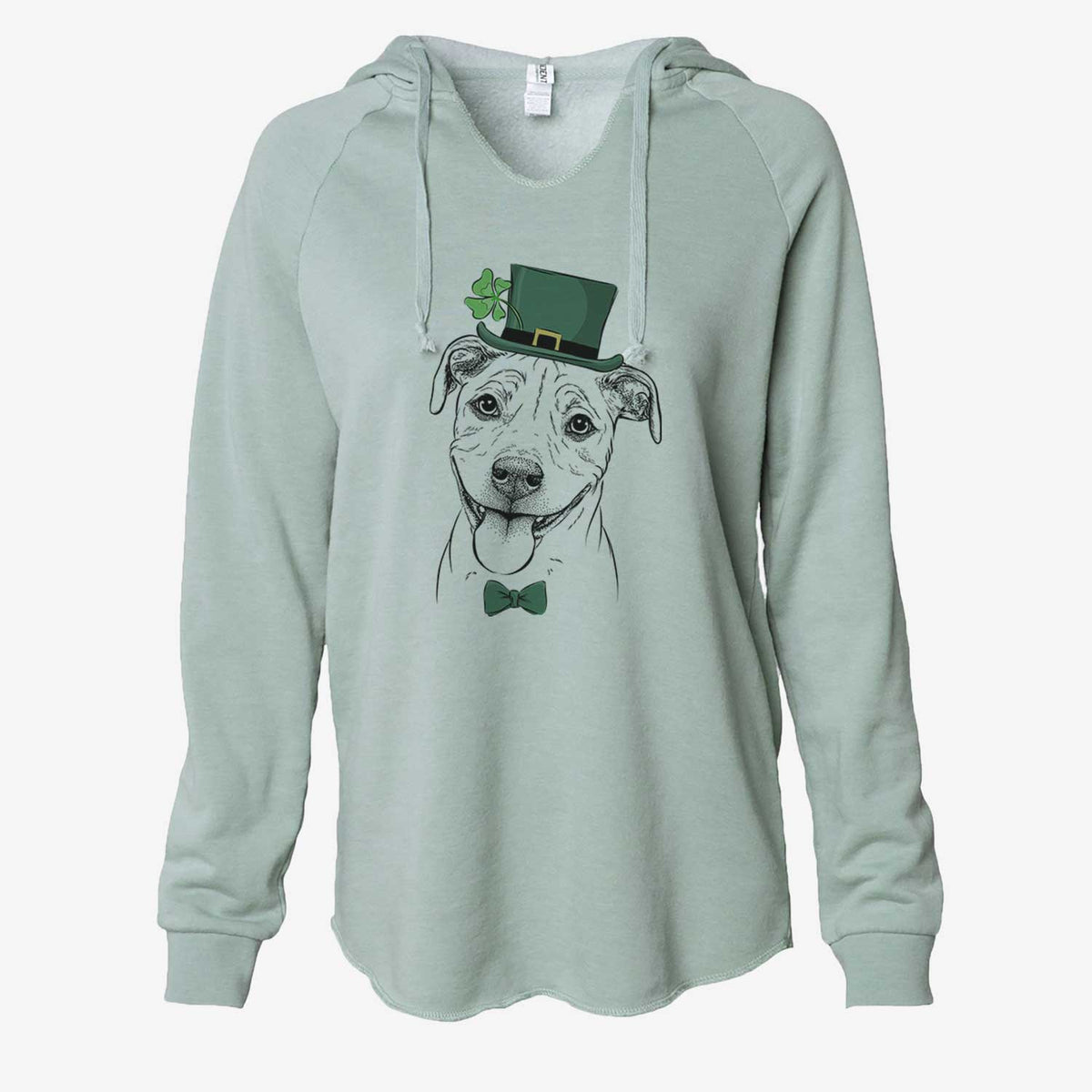 St. Patrick's Skye the Pitweiler - Cali Wave Hooded Sweatshirt