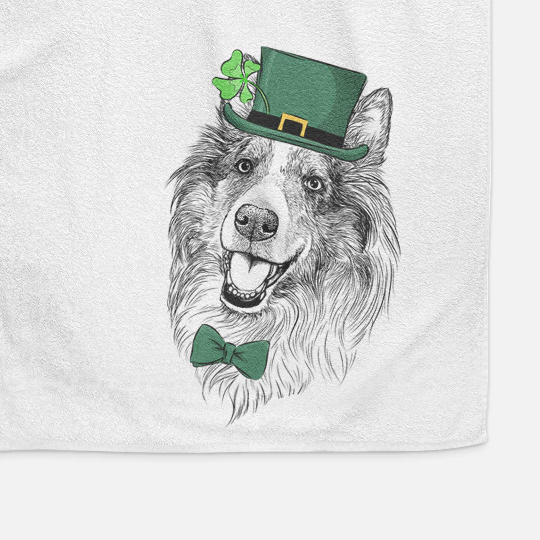 Skylar the Shetland Sheepdog Decorative Hand Towel