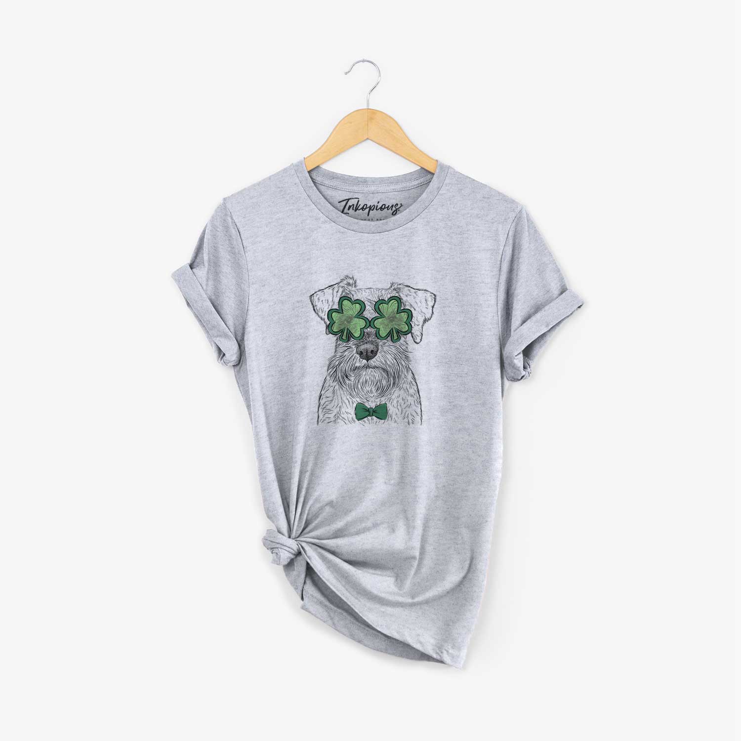 St. Patrick's Smokey the Miniature Schnauzer - Unisex Crewneck