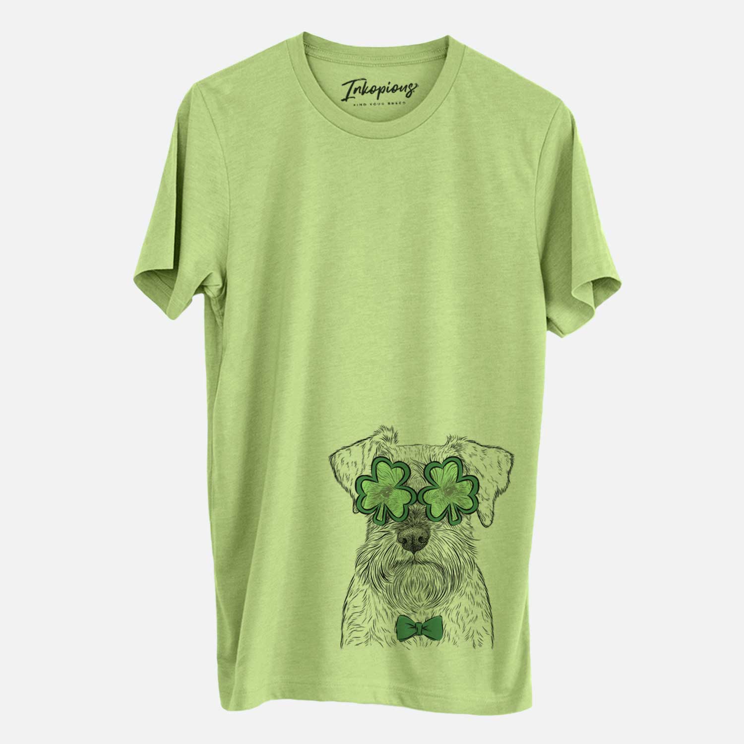 St. Patrick's Smokey the Miniature Schnauzer - Unisex Crewneck