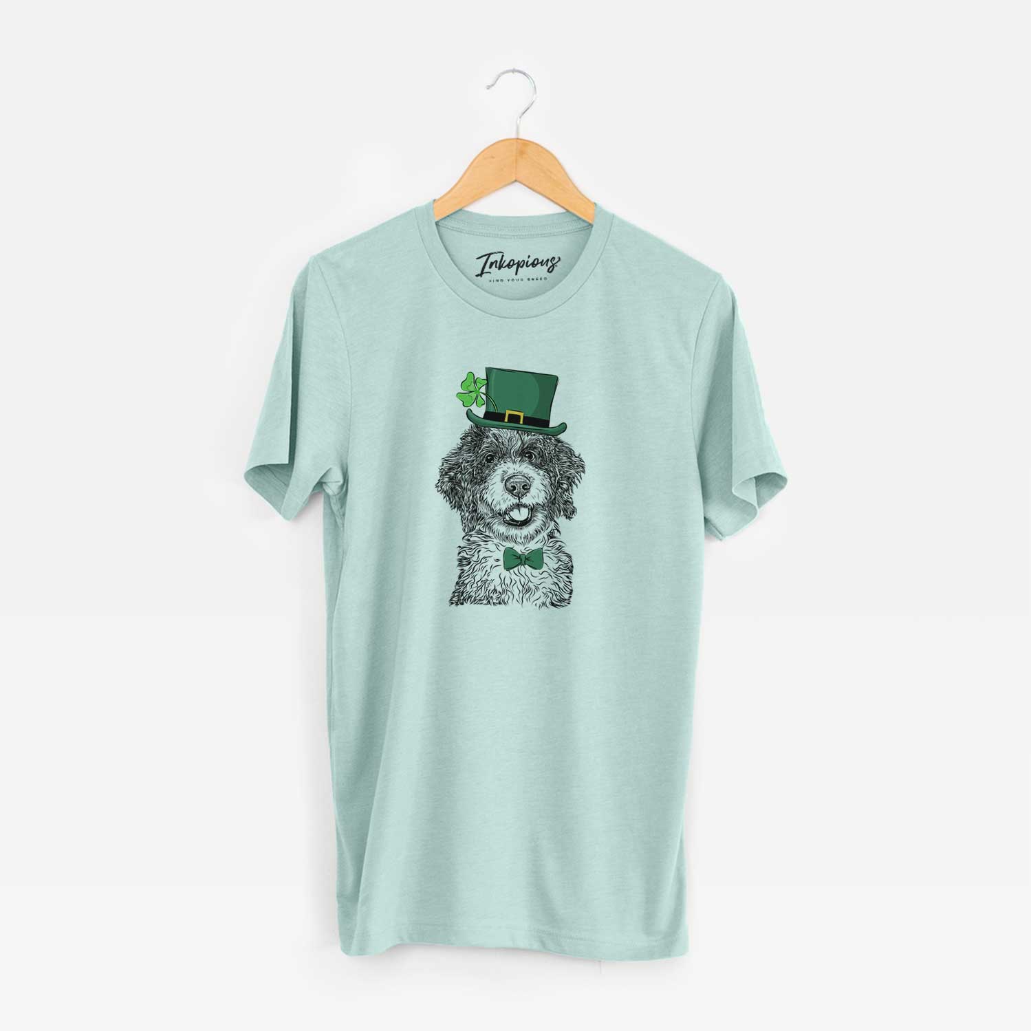 St. Patrick's Smoky the Bernedoodle Puppy - Unisex Crewneck