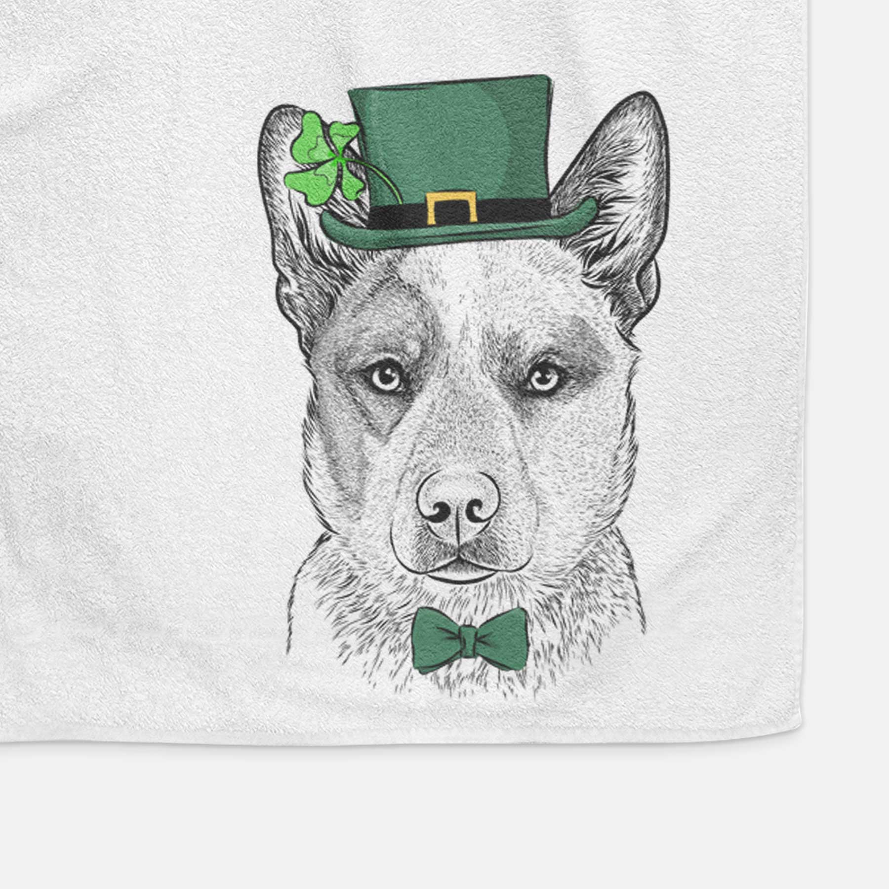 Snap the Australian Cattle Dog Decorative Hand Towel