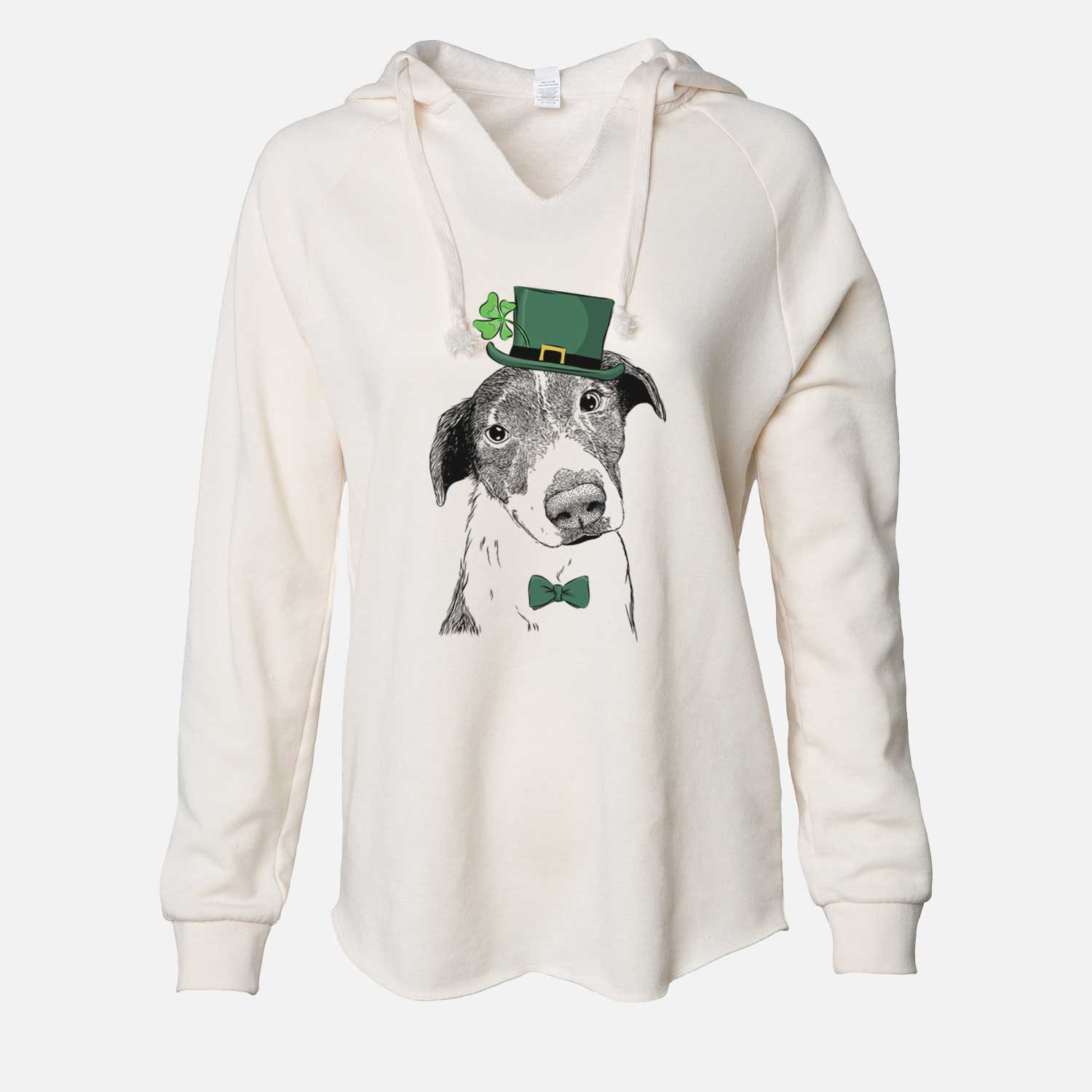 St. Patrick's Sophia the Mixed Breed - Cali Wave Hooded Sweatshirt