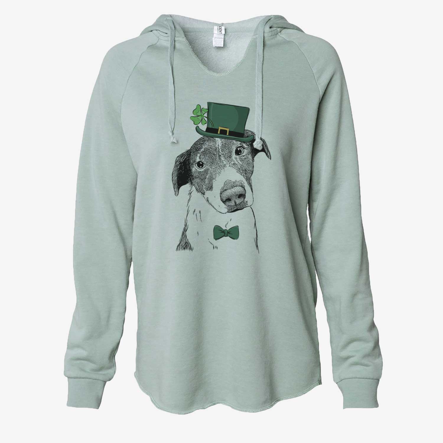 St. Patrick's Sophia the Mixed Breed - Cali Wave Hooded Sweatshirt