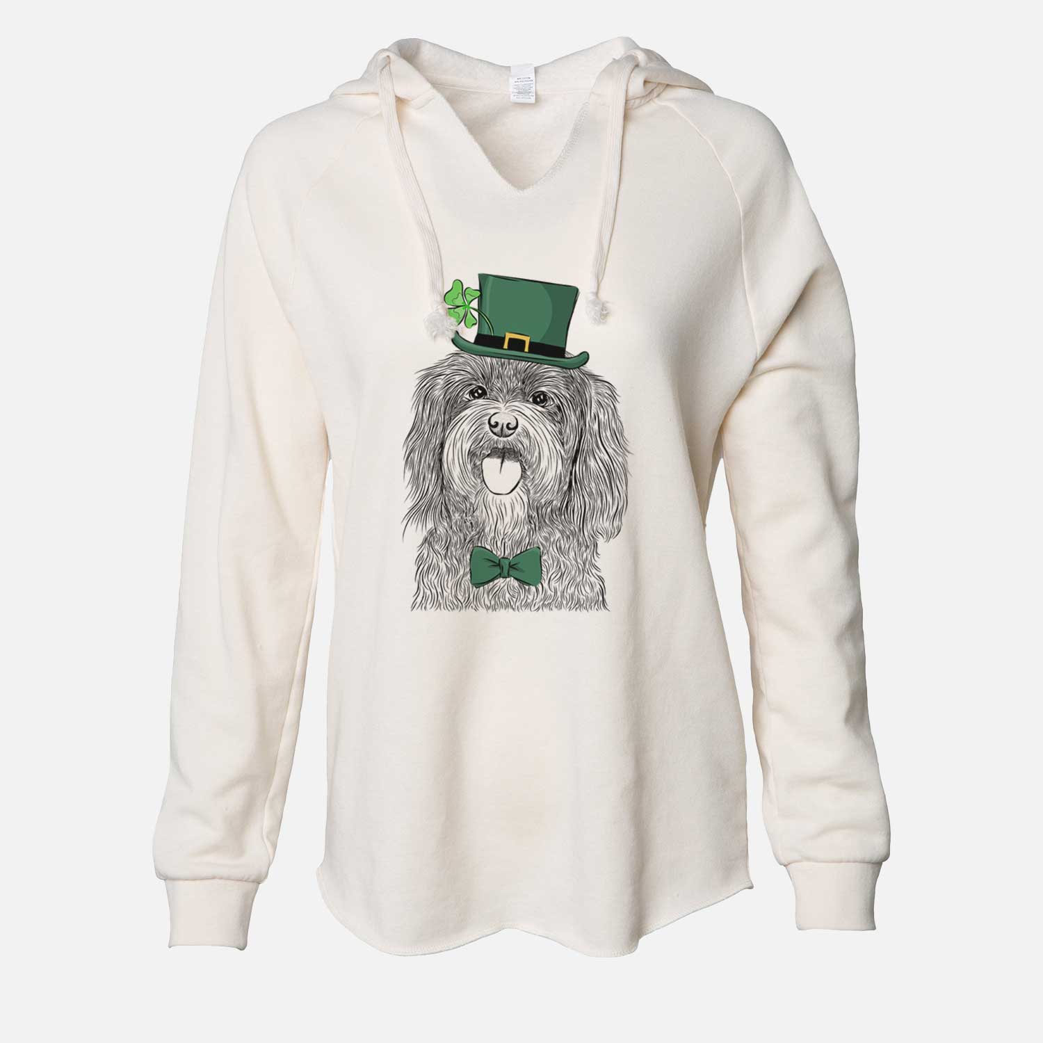 St. Patrick's Sophie the Havanese - Cali Wave Hooded Sweatshirt