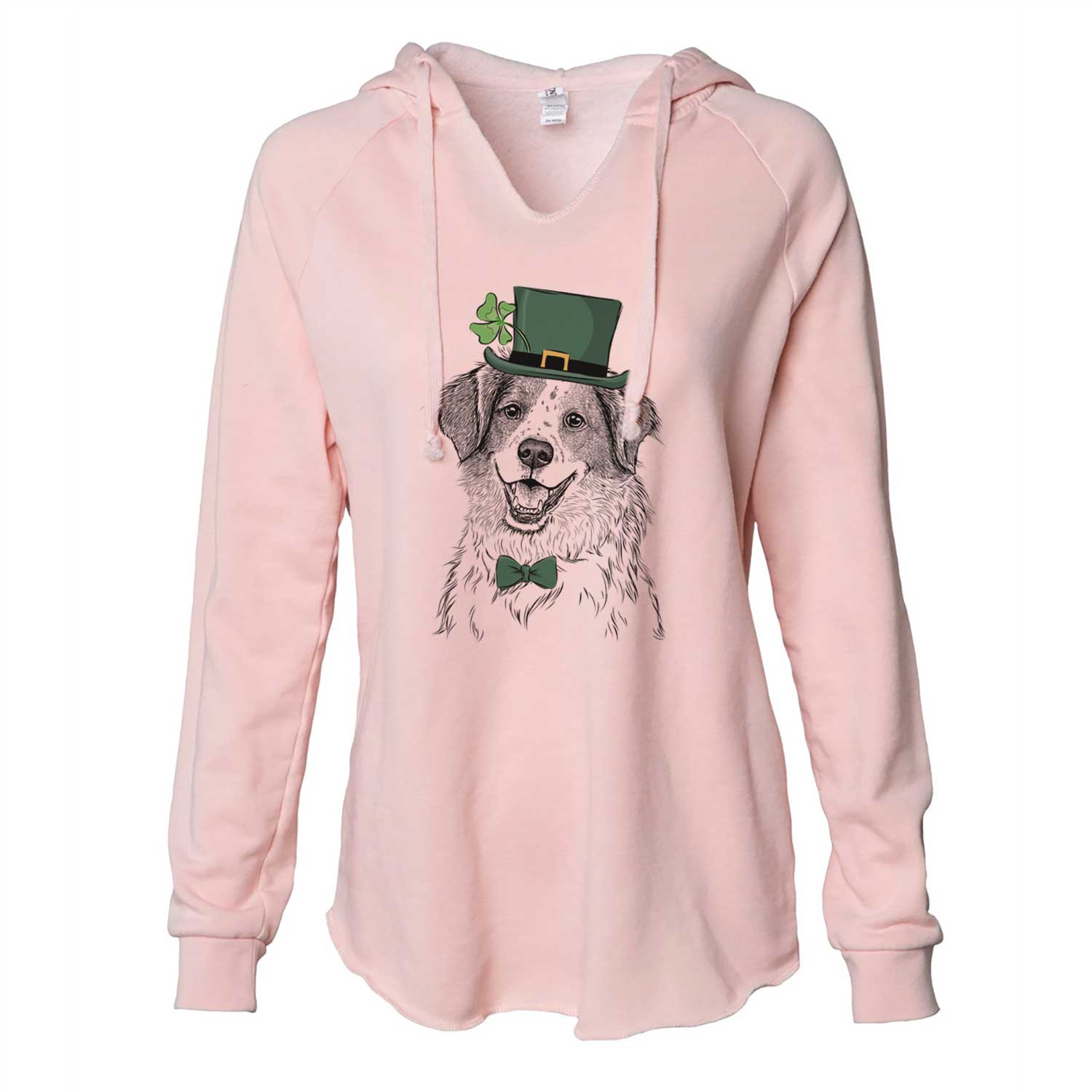 St. Patrick's Sophie the Brittany Beagle Mix - Cali Wave Hooded Sweatshirt