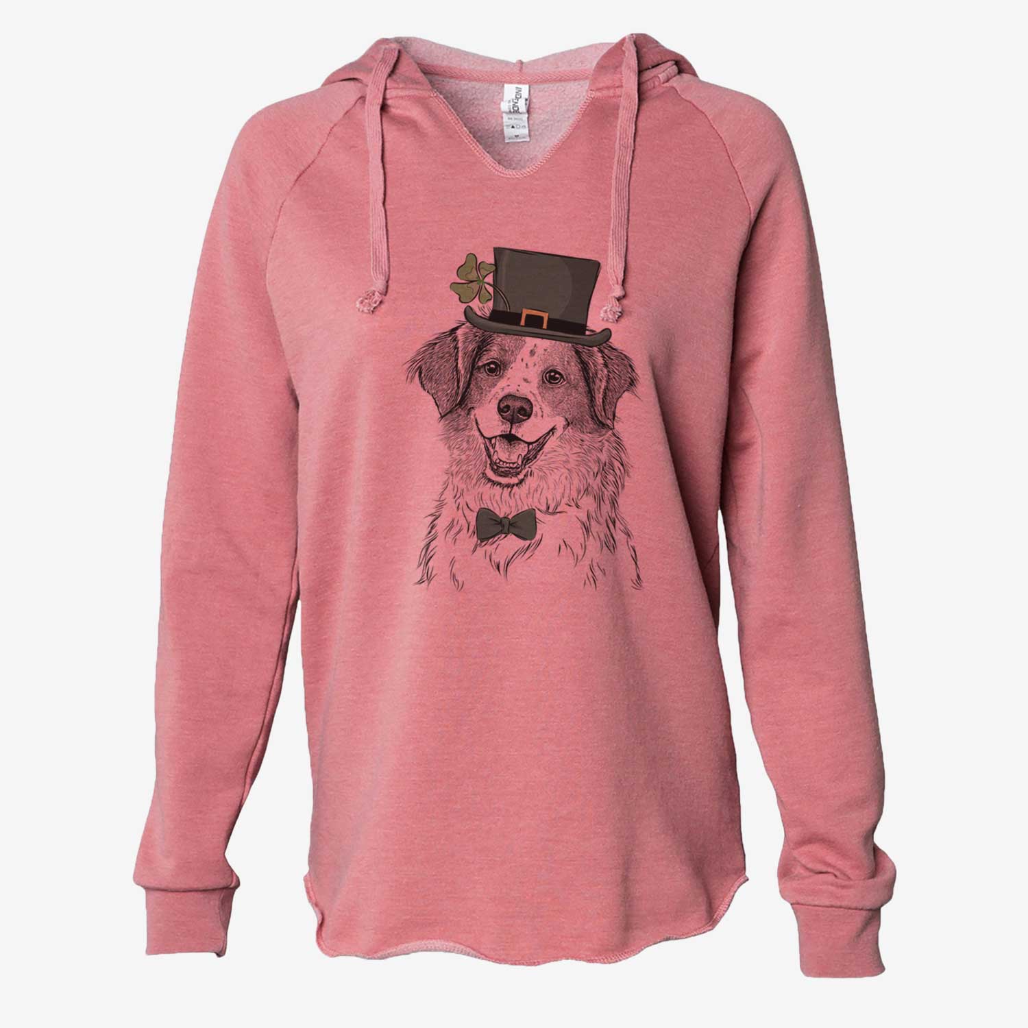 St. Patrick's Sophie the Brittany Beagle Mix - Cali Wave Hooded Sweatshirt