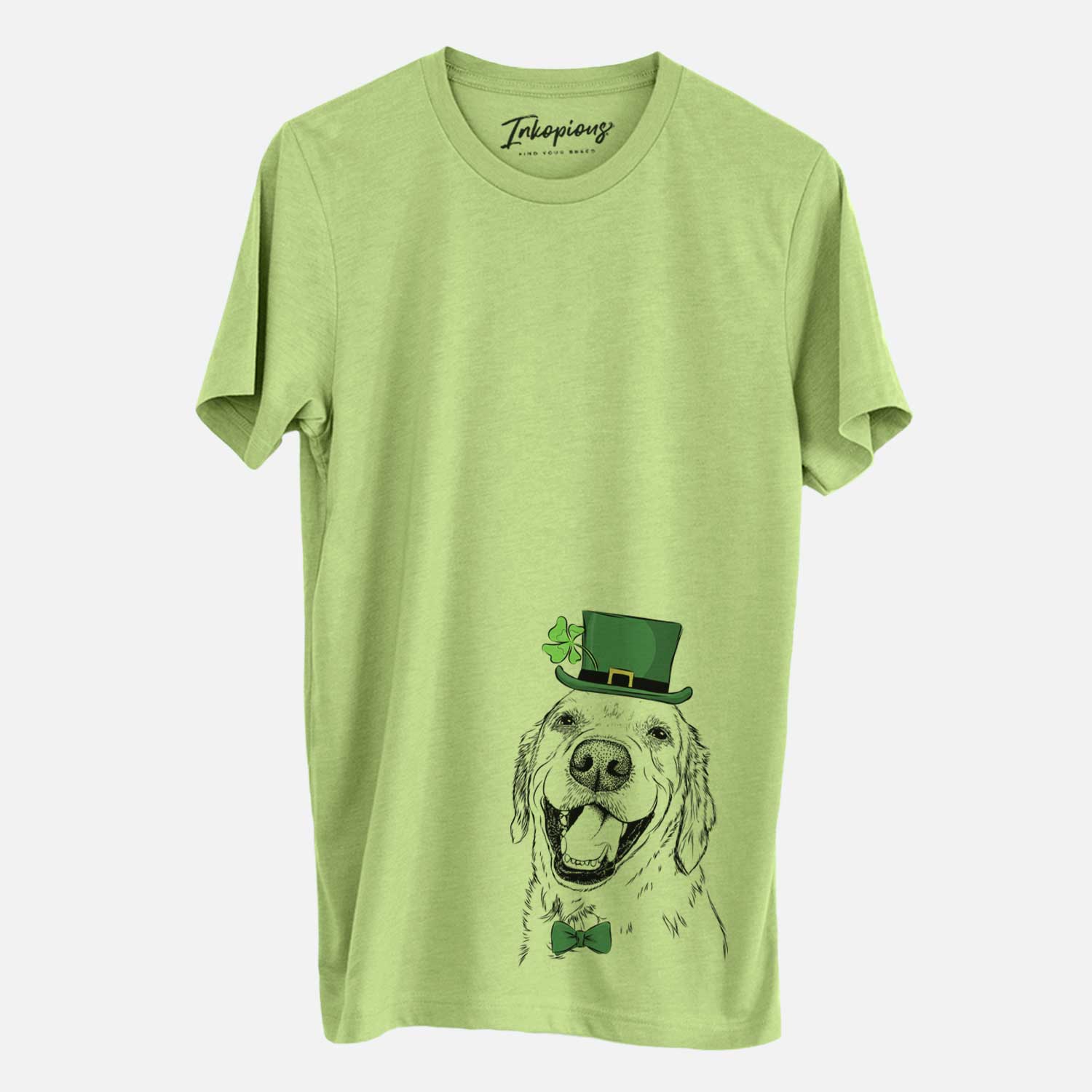 St. Patrick's Spanky the Golden Retriever - Unisex Crewneck