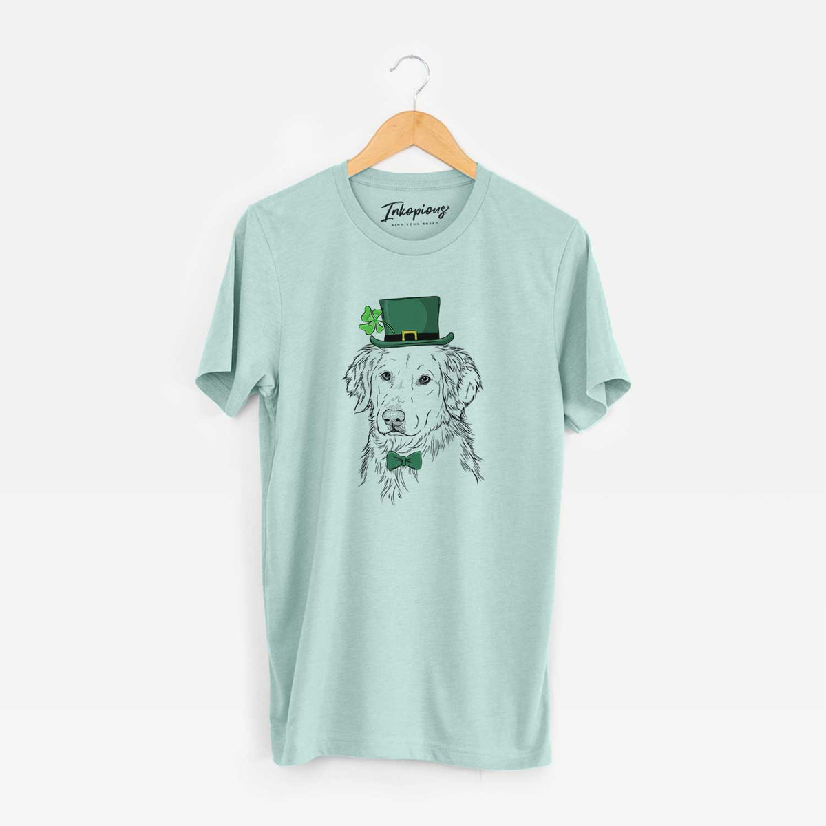 St. Patrick's Spencer the Golden Retriever - Unisex Crewneck