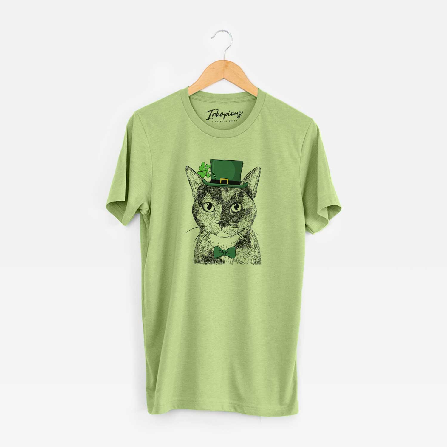 St. Patrick's Spooky Kitty the Tortoiseshell Cat - Unisex Crewneck