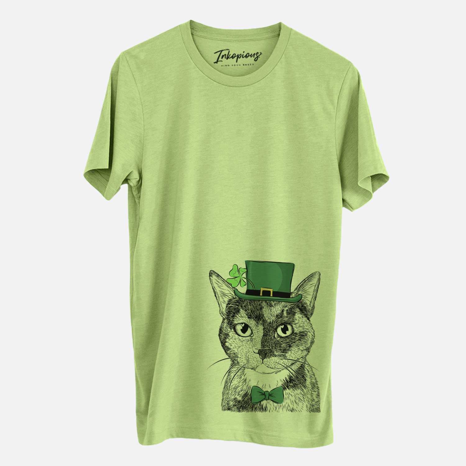 St. Patrick's Spooky Kitty the Tortoiseshell Cat - Unisex Crewneck