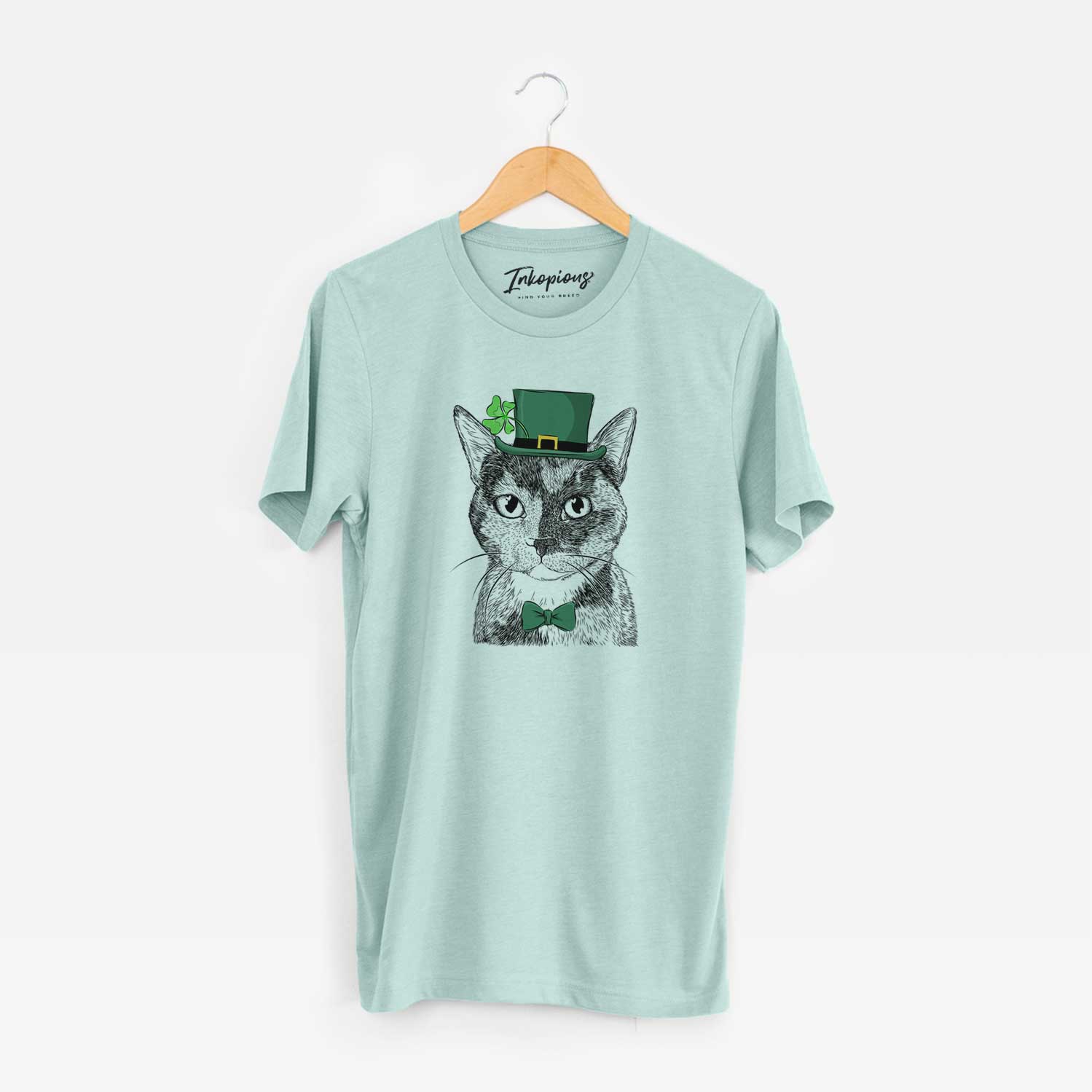 St. Patrick's Spooky Kitty the Tortoiseshell Cat - Unisex Crewneck