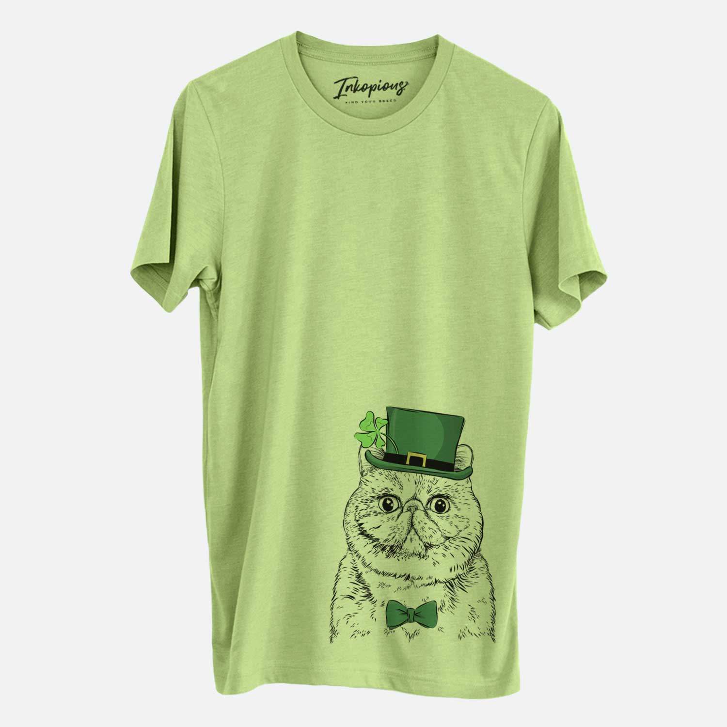 St. Patrick's Squish the Exotic Shorthair Cat - Unisex Crewneck