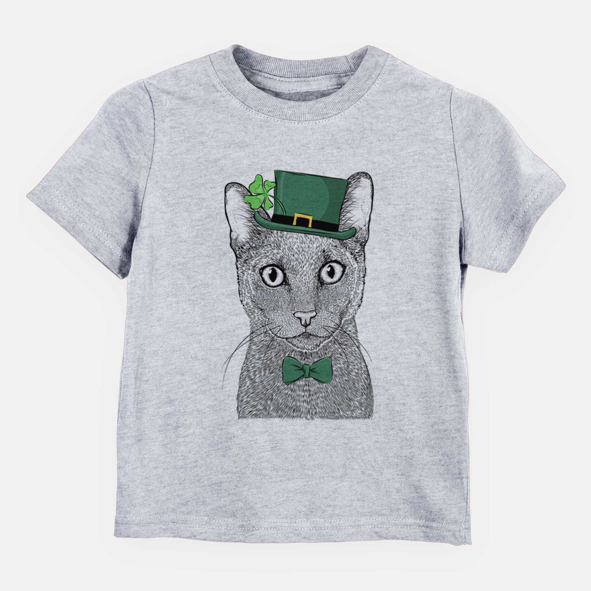 St. Patricks Stanley the Russian Blue Cat - Kids/Youth/Toddler Shirt