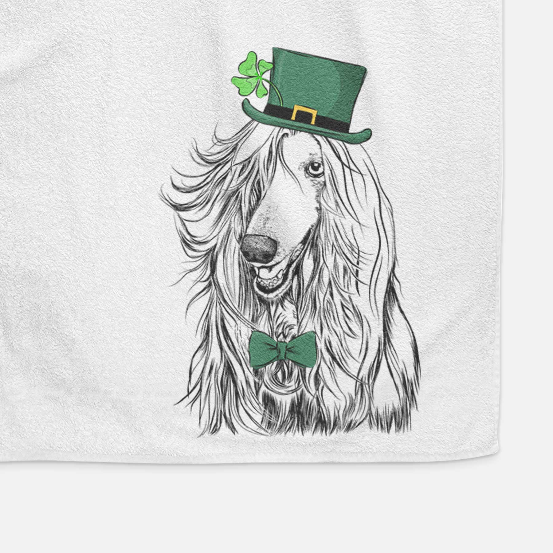 Sterling the Afghan Hound Decorative Hand Towel