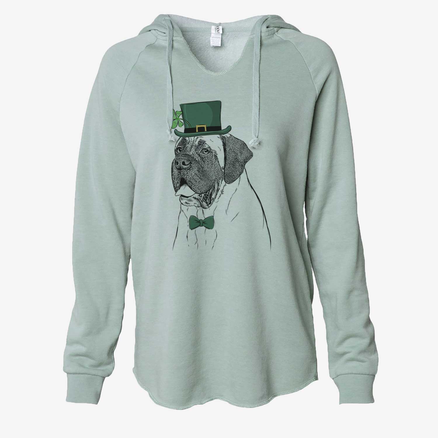 St. Patrick's Sterling the English Mastiff - Cali Wave Hooded Sweatshirt