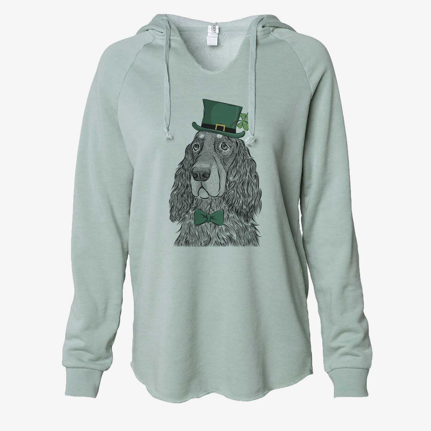 St. Patrick's Stormy the Gordon Setter - Cali Wave Hooded Sweatshirt