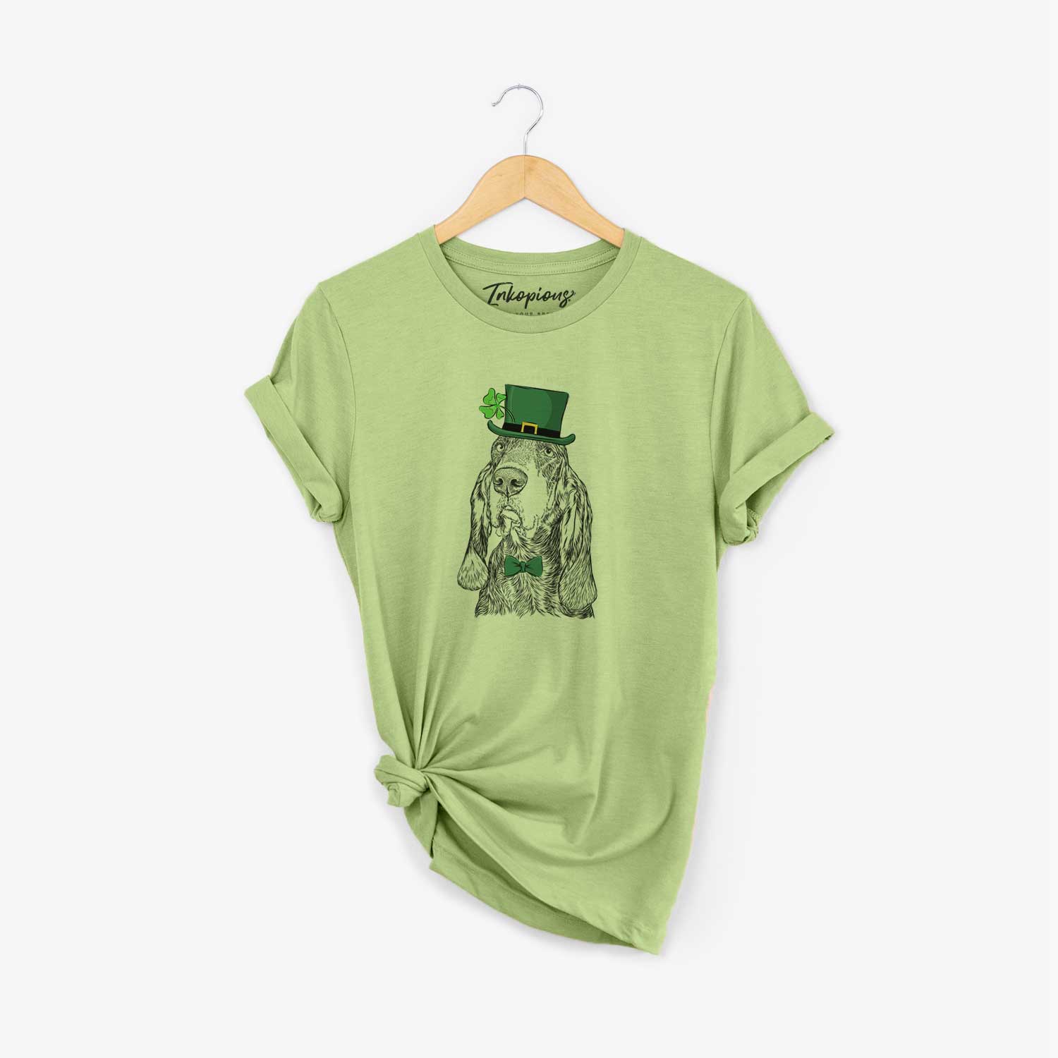 St. Patrick's Stu the Black and Tan Coonhound - Unisex Crewneck