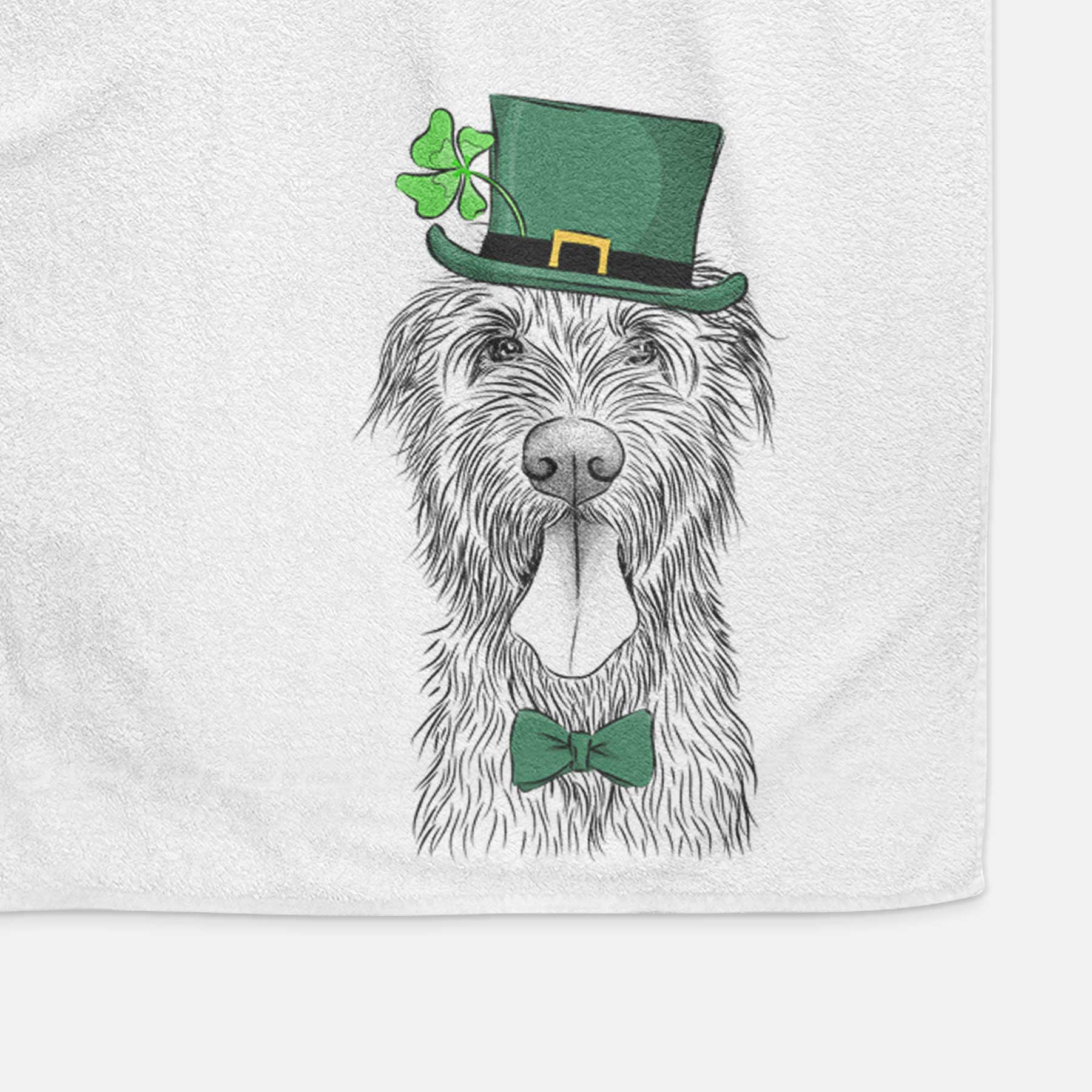 Sullivan the Irish Wolfhound Decorative Hand Towel