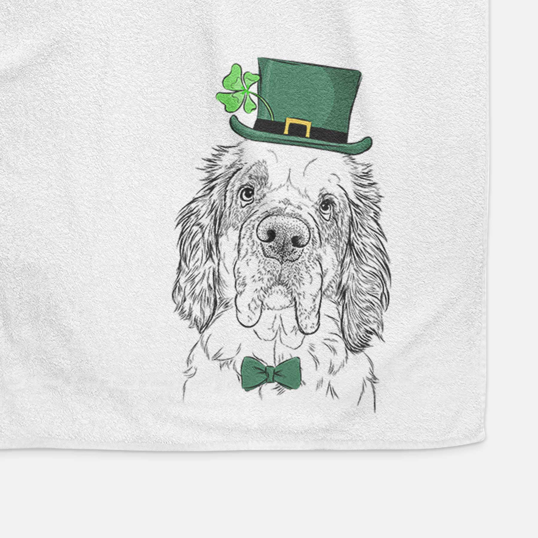 Sully the Clumber Spaniel Decorative Hand Towel