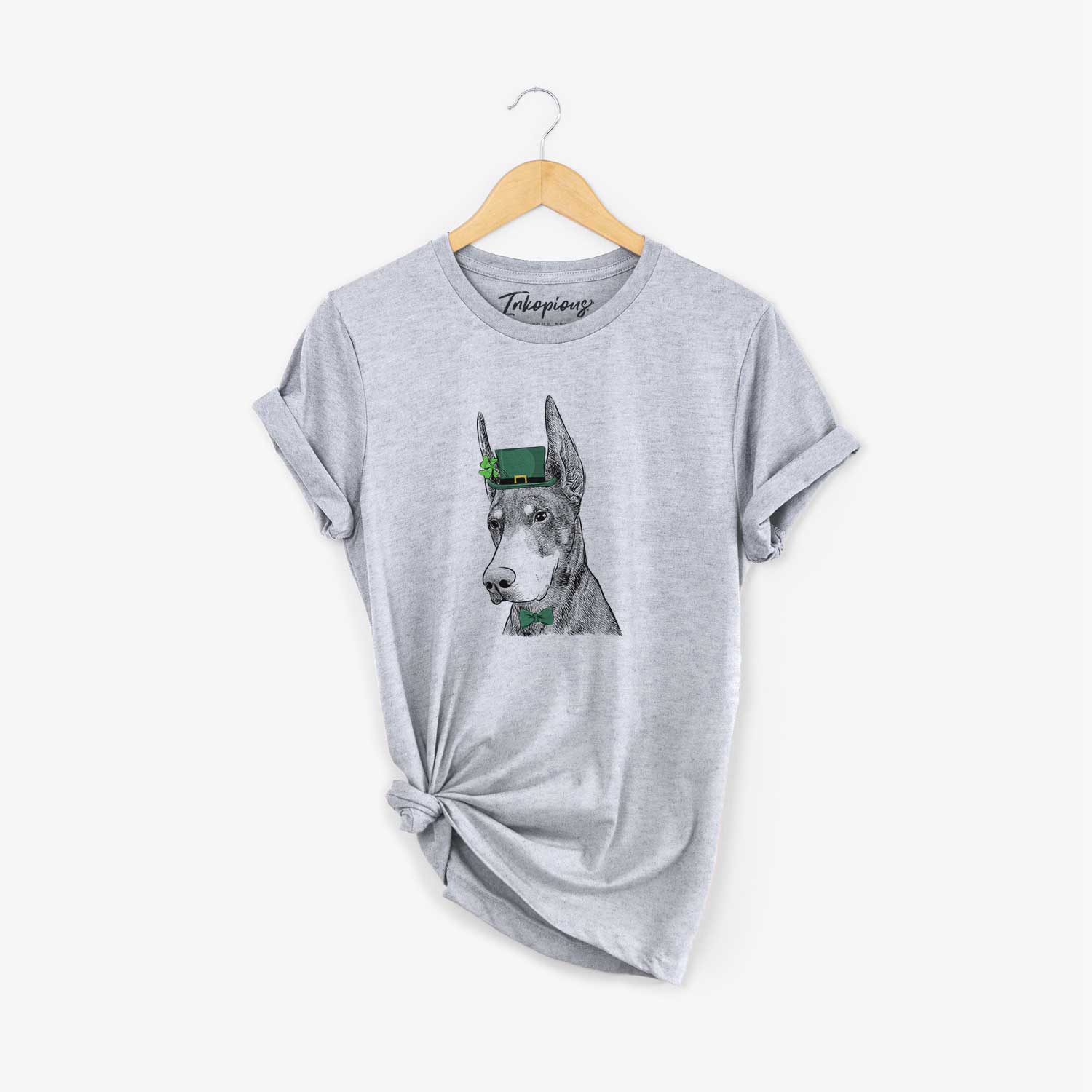 St. Patrick's Sunny the Doberman Pinscher - Unisex Crewneck