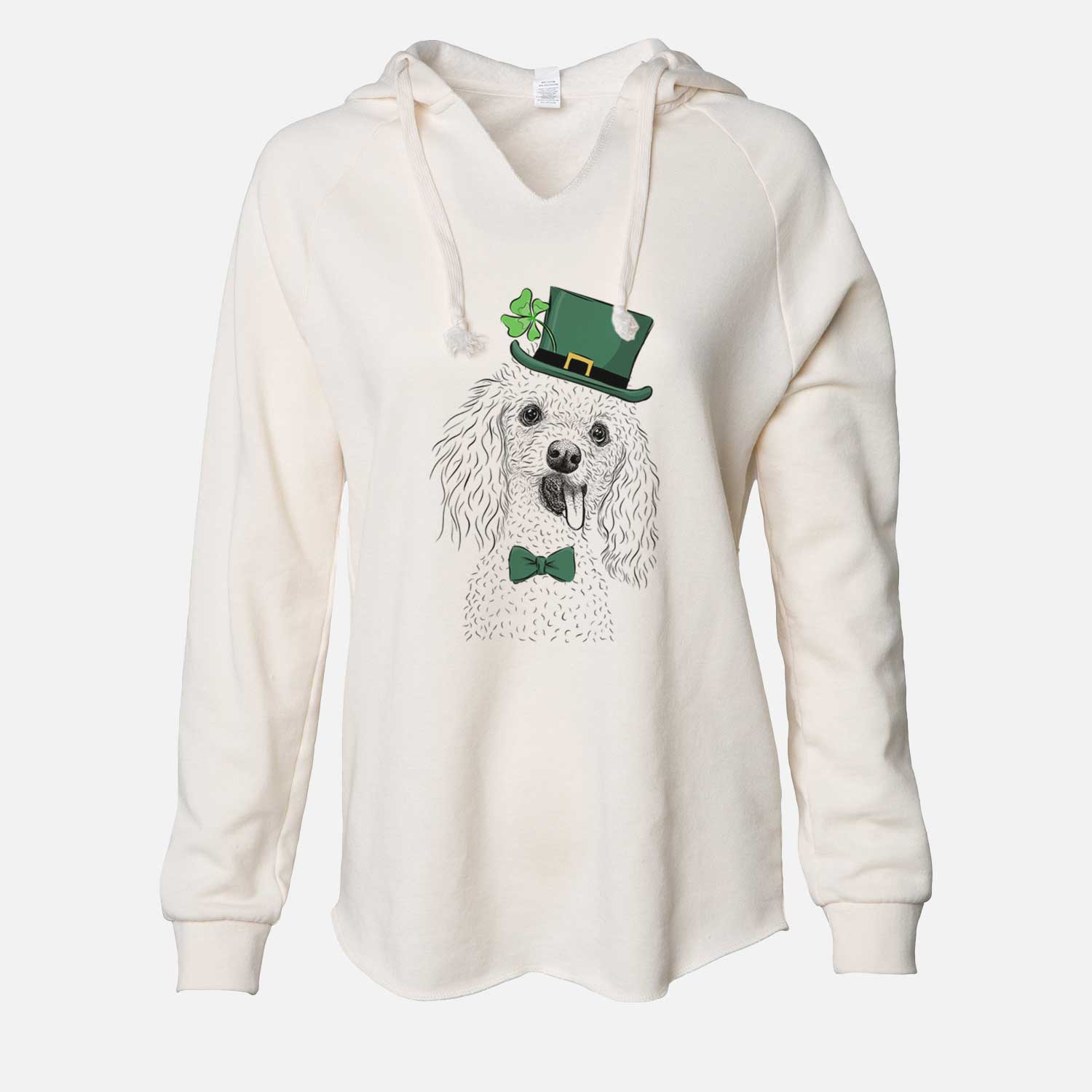 St. Patrick's Super Joey the Toy Poodle - Cali Wave Hooded Sweatshirt