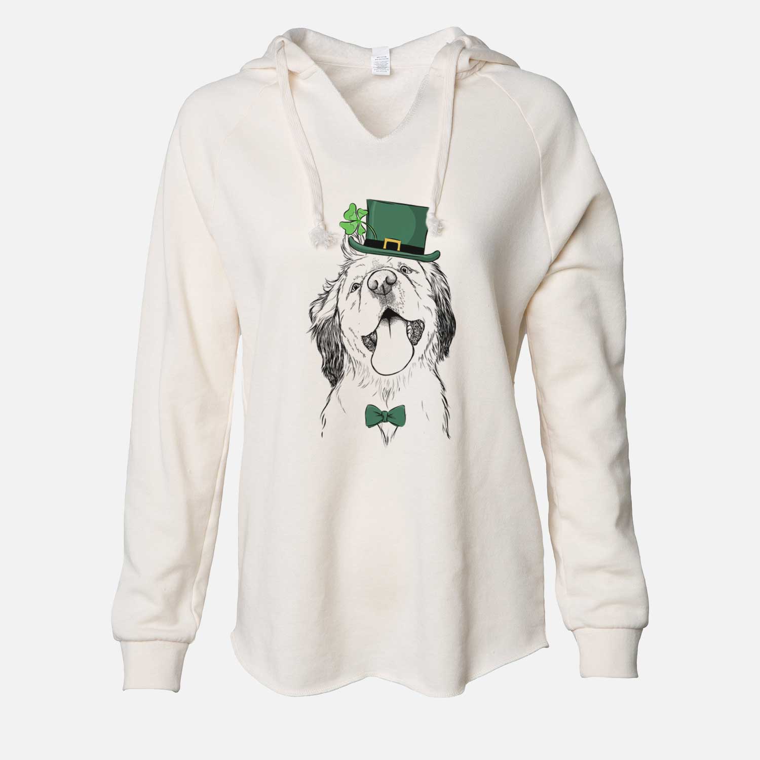 St. Patrick's Sven the Double Merle Spaniel Aussie Mix - Cali Wave Hooded Sweatshirt